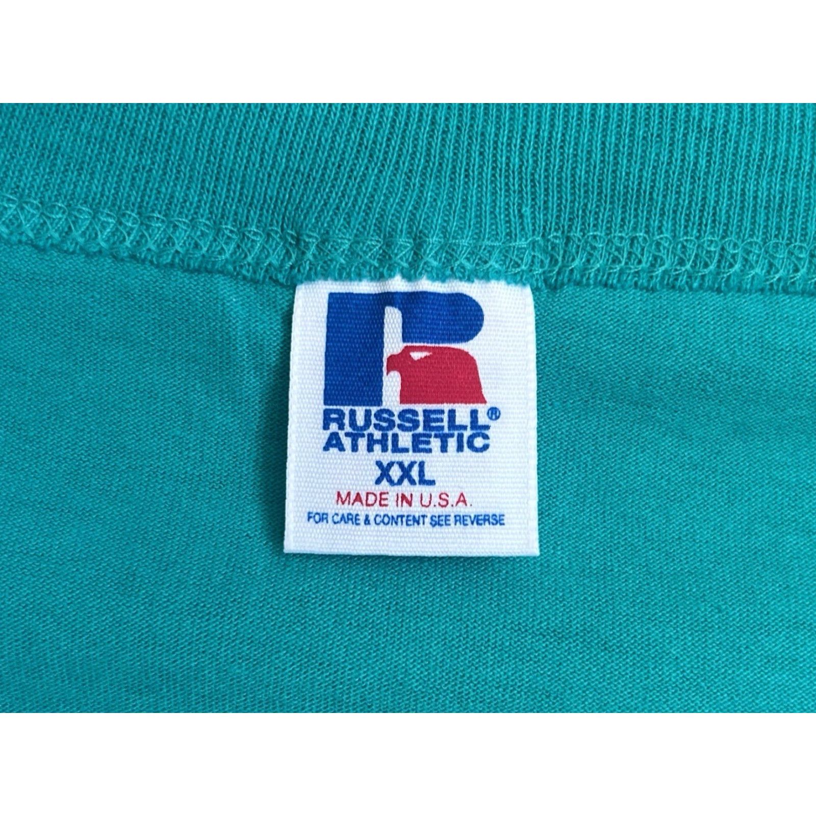 Russell Athletic VINTAGE Russell Athletic Henley Shirt Mens 2XL Blue 90s USA Made Deadstock NWOT Counterpart: T-Shirt Size US XXL / EU 58 / 5 - 3 Thumbnail