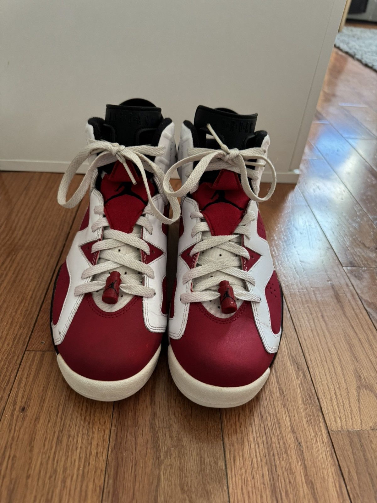 Jordan Brand Nike Air Jordan Retro 6 "Carmine" Men’s US Sz 9 Size US 9 / EU 42 - 3 Thumbnail