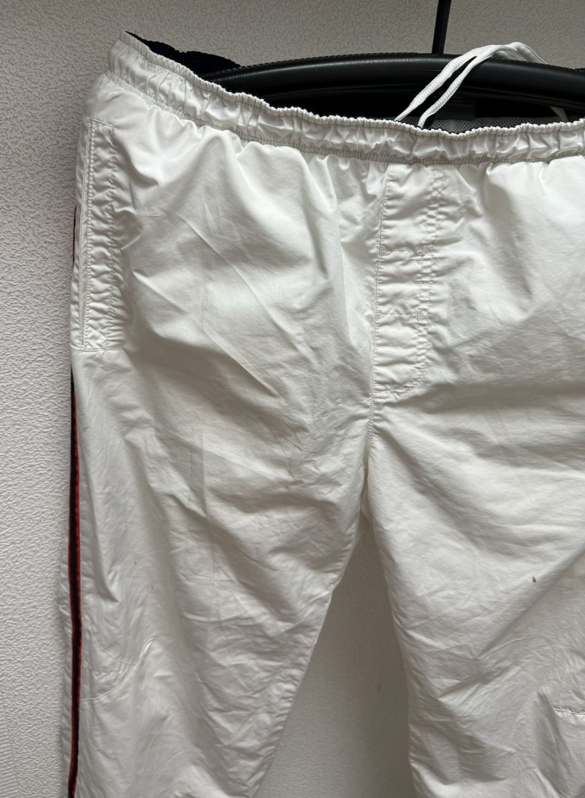Nike Nike vintage y2k drill pants white striped L 34 cargo Size US 34 / EU 50 - 2 Thumbnail