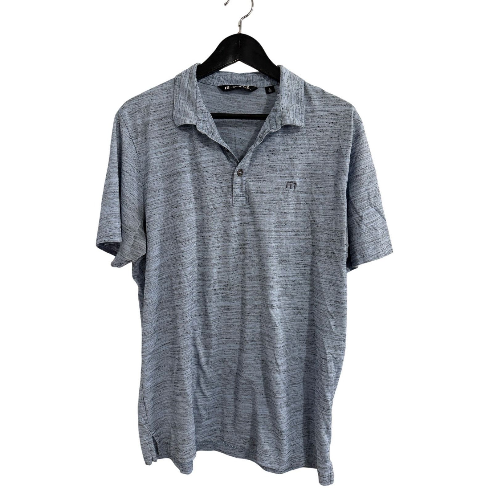 TravisMathew TravisMathew Blue-Gray Golf Polo Men's Size Large Size US L / EU 52-54 / 3 - 1 Thumbnail