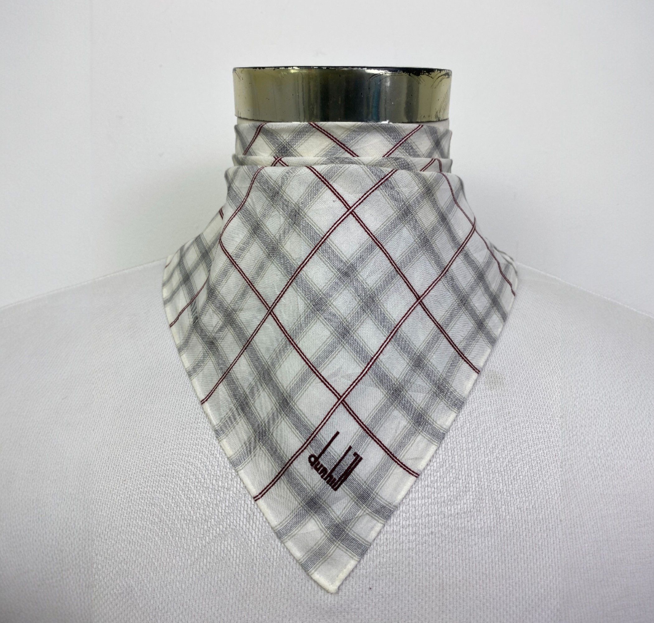 Alfred Dunhill Vintage Dunhill Handkerchief / Neckerchief HKC1047 Size ONE SIZE - 1 Thumbnail
