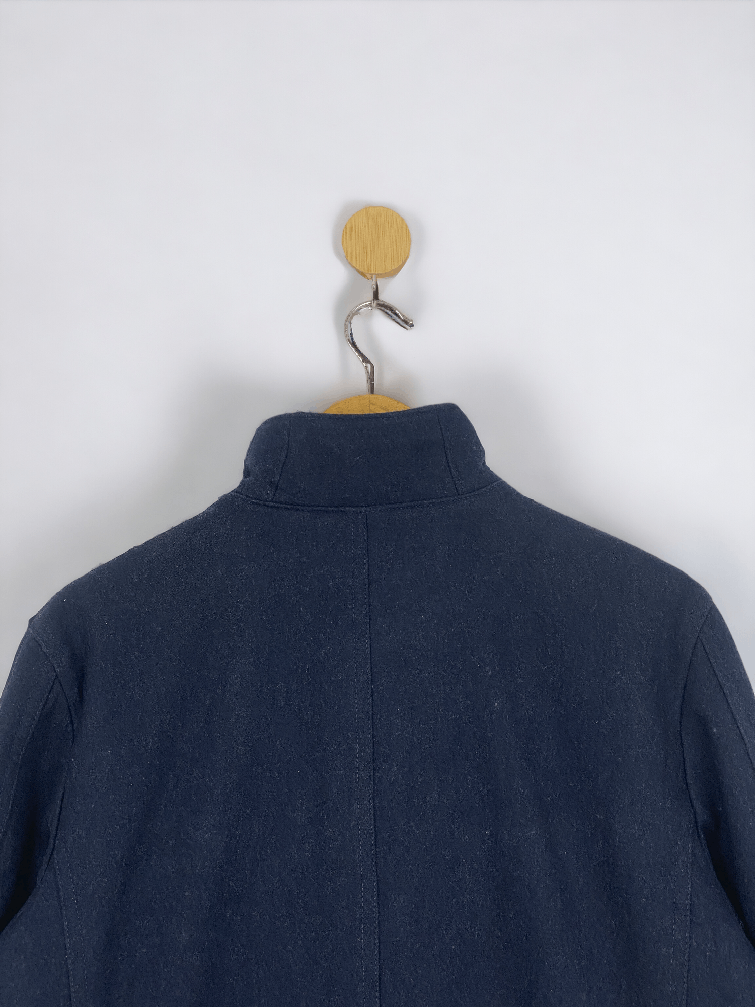 Banana Republic Vintage Banana Republic Button Ups Wool Jacket Blue JA0041 Size US S / EU 44-46 / 1 - 4 Thumbnail