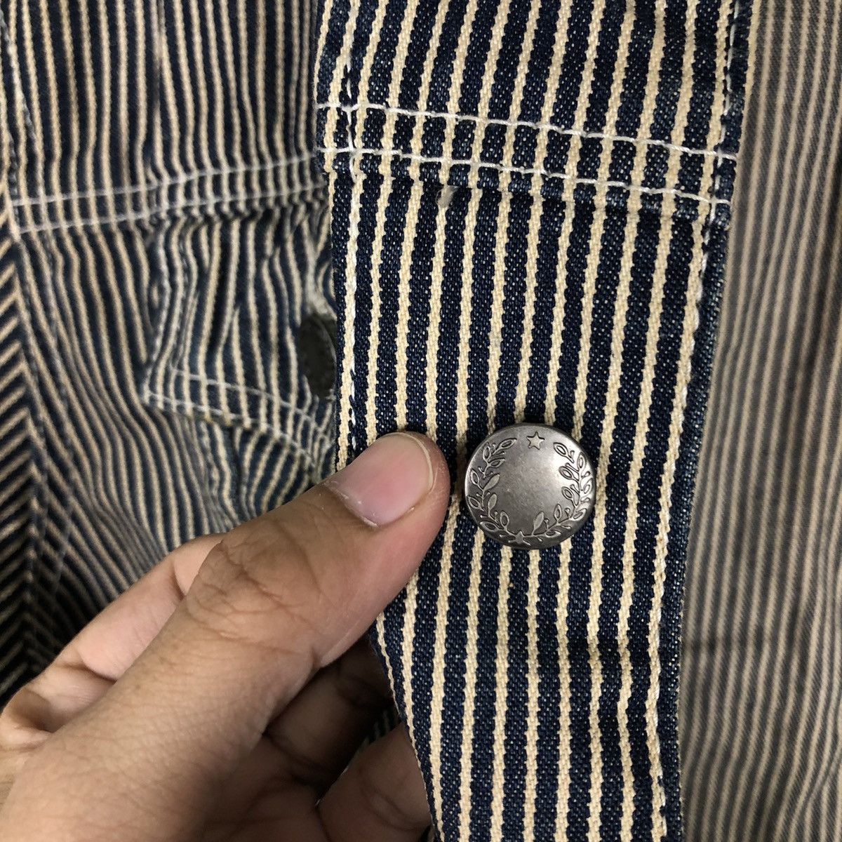 Vintage 90’s VINTAGE HIKORY CHORE JACKET UNION MADE INSPIRE KAPITAL Size US M / EU 48-50 / 2 - 13 Thumbnail
