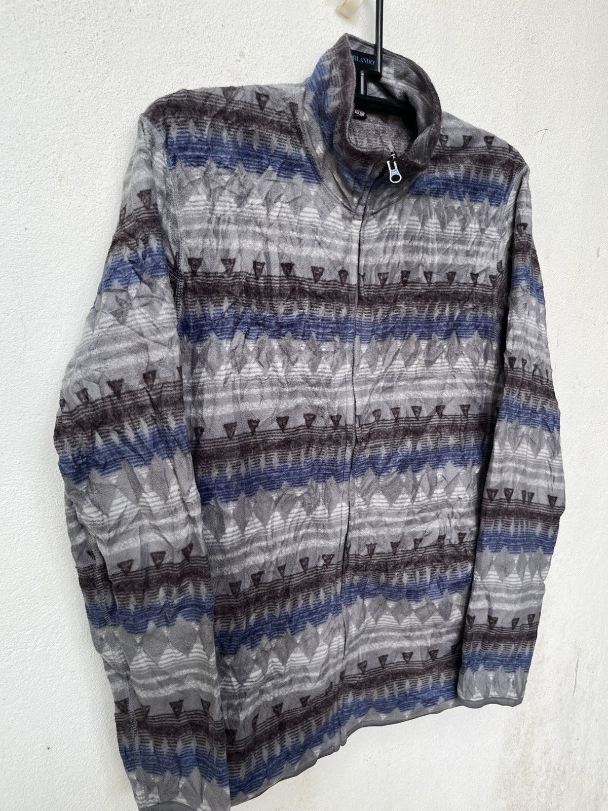 Japanese Brand 💥 Tribal Motives aztec chimaiyo Navajo Fleece Jackets Size US M / EU 48-50 / 2 - 2 Thumbnail