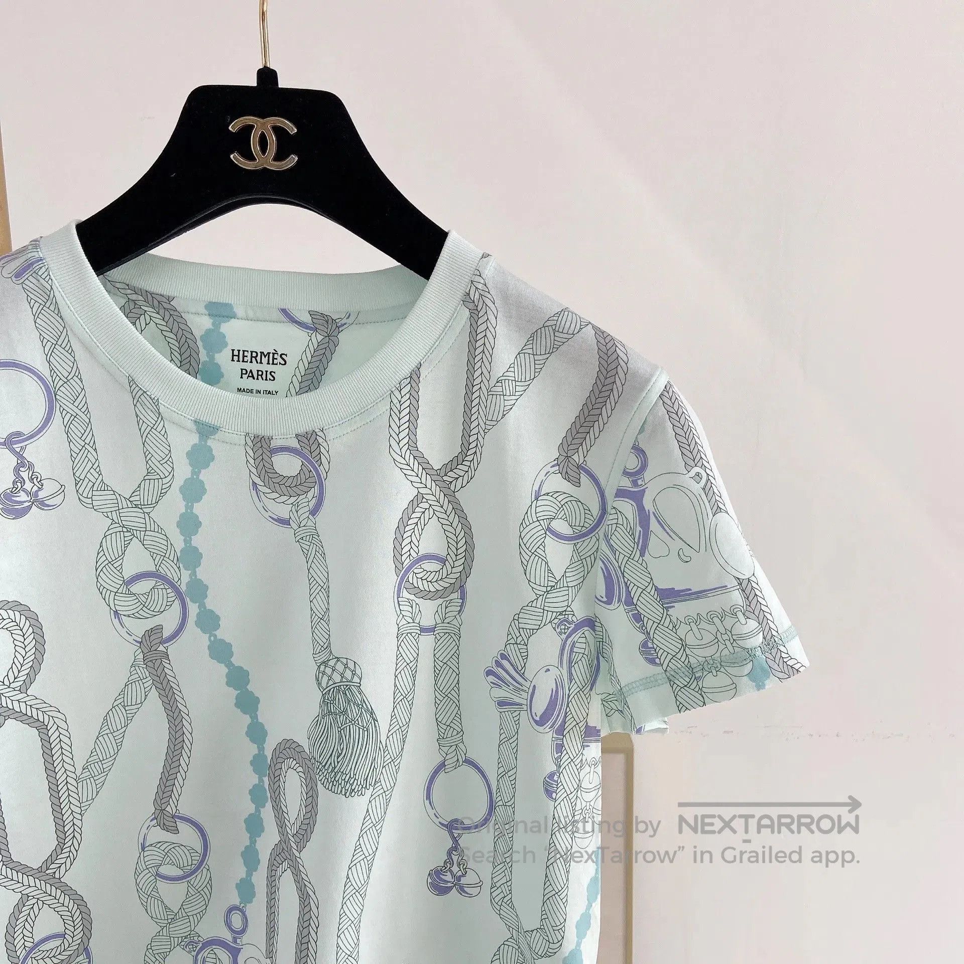 Hermes Hermes Printed T-Shirt Size 34. Size XXS / US 00 / IT 34 - 3 Thumbnail