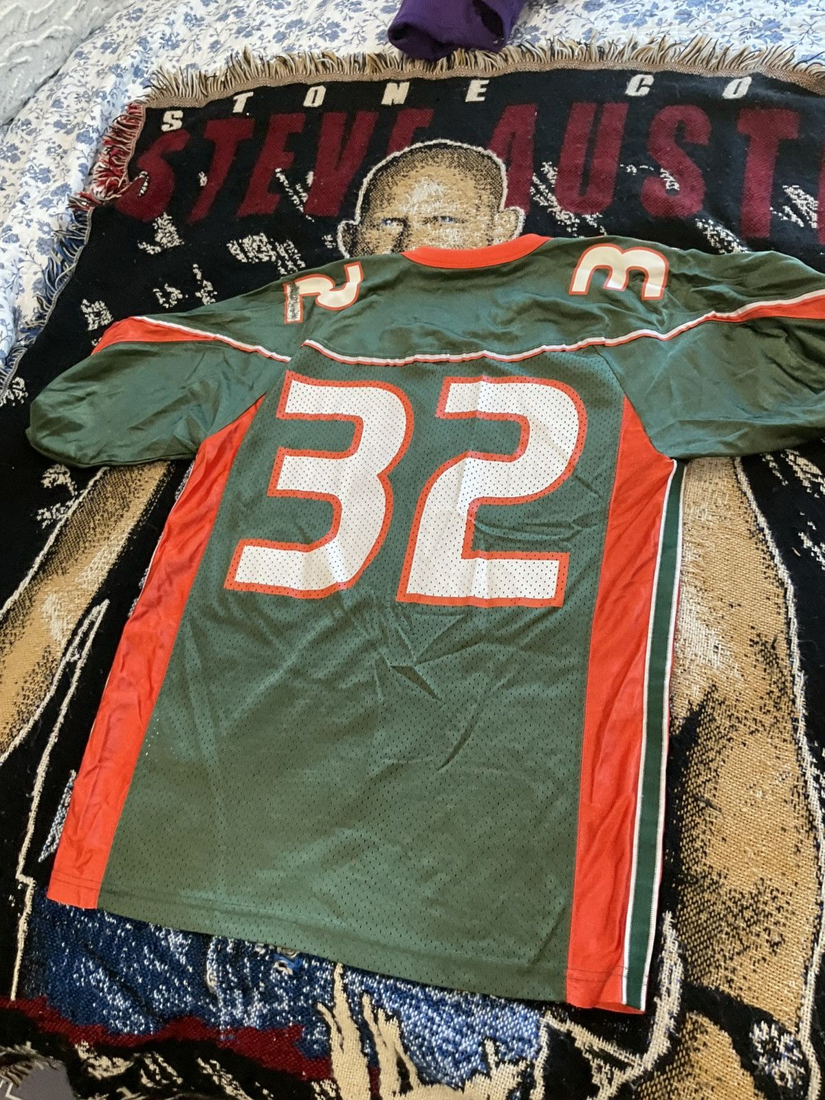 Nike Vintage Nike red tag ncaa Miami hurricanes jersey frank gore Size US S / EU 44-46 / 1 - 5 Thumbnail