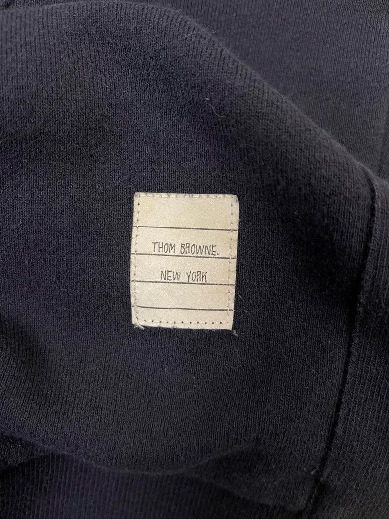Thom Browne Thom browne Size 38 Dark blue four-striped round-neck sweat Size US XS / EU 42 / 0 - 5 Thumbnail