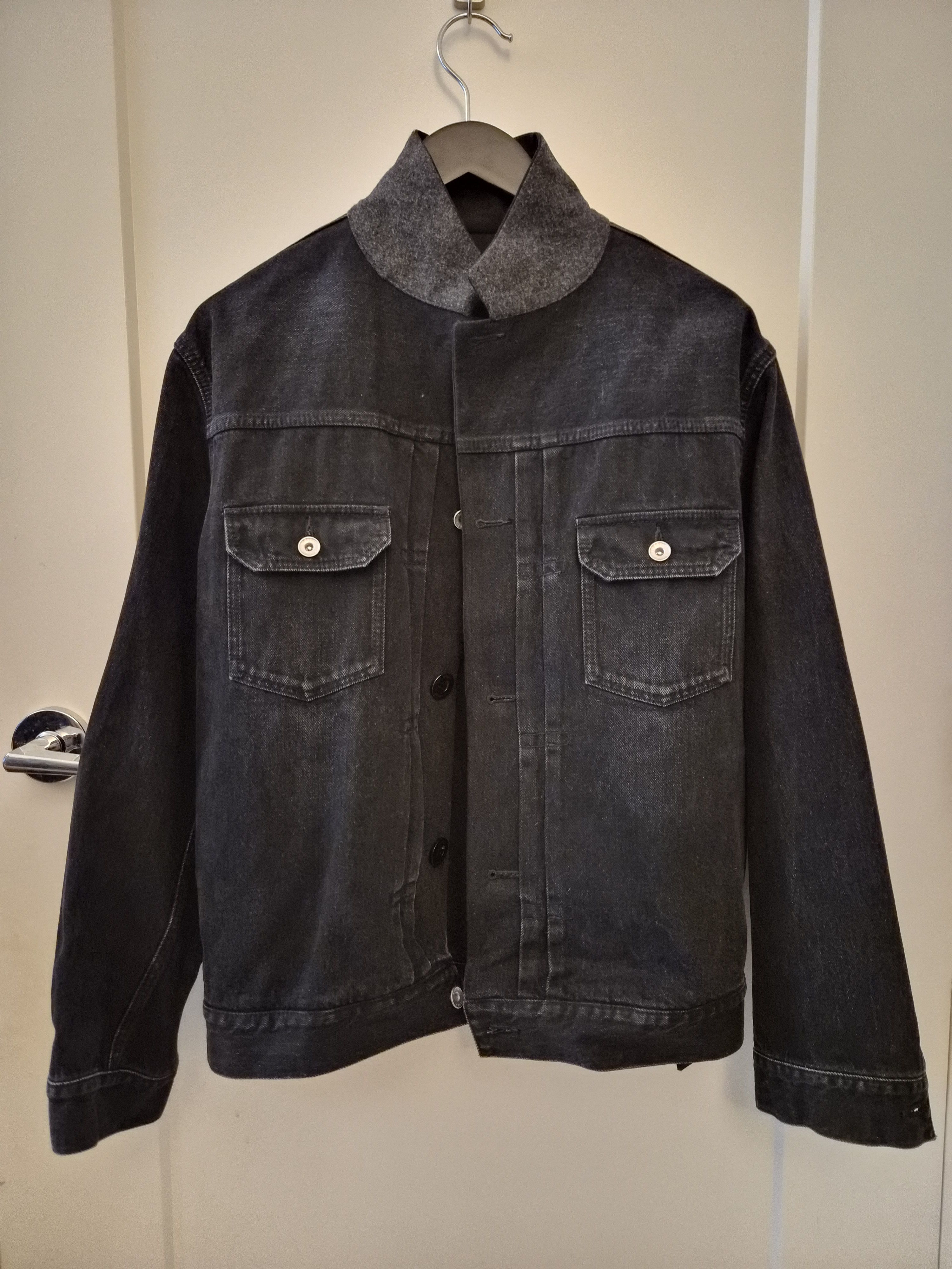 Stand Collar Denim Jacket