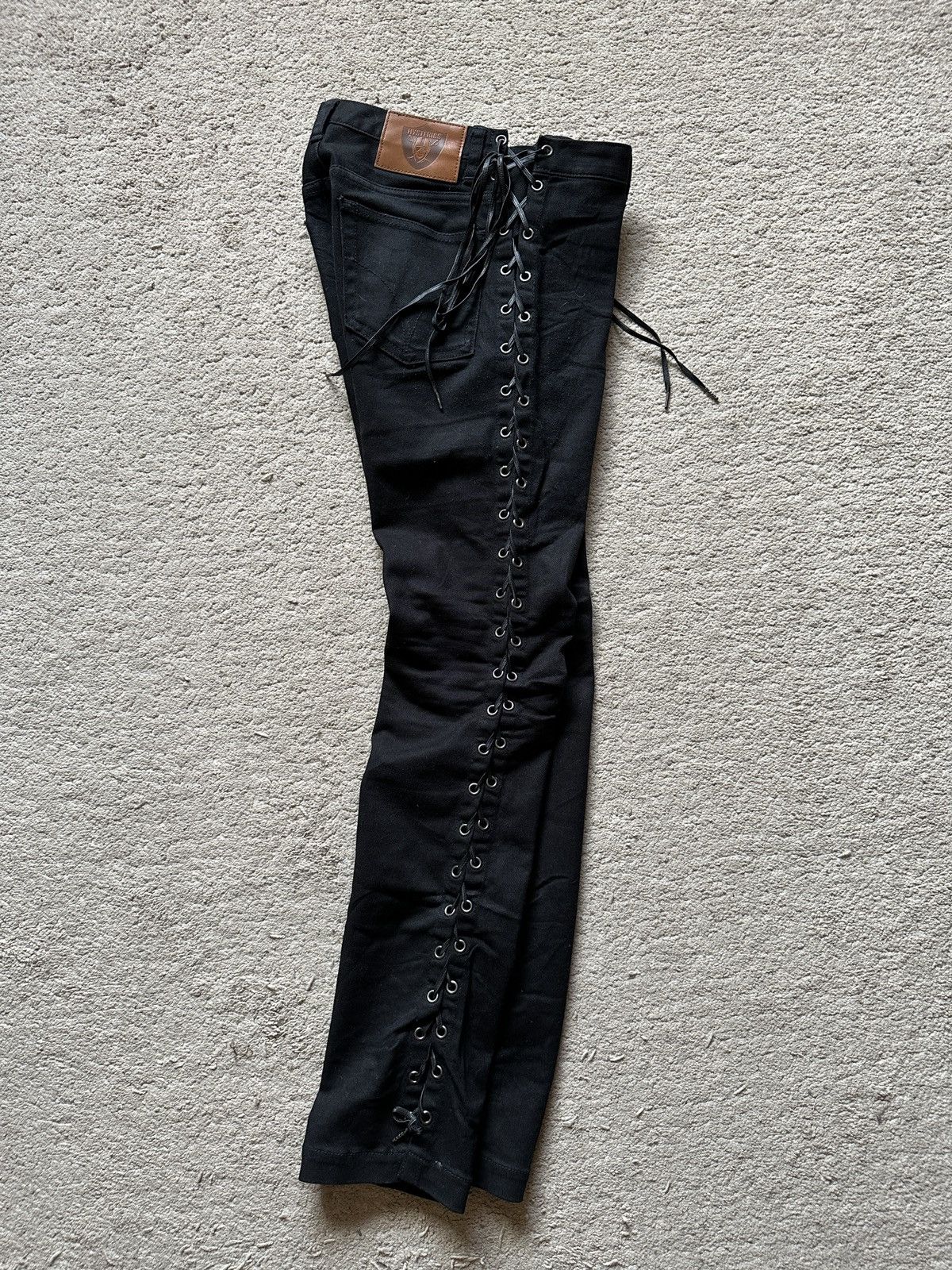 Hysteric Glamour 1990s Hysteric Glamour Side Lace Jeans corset jeans Size US 29 - 16 Thumbnail