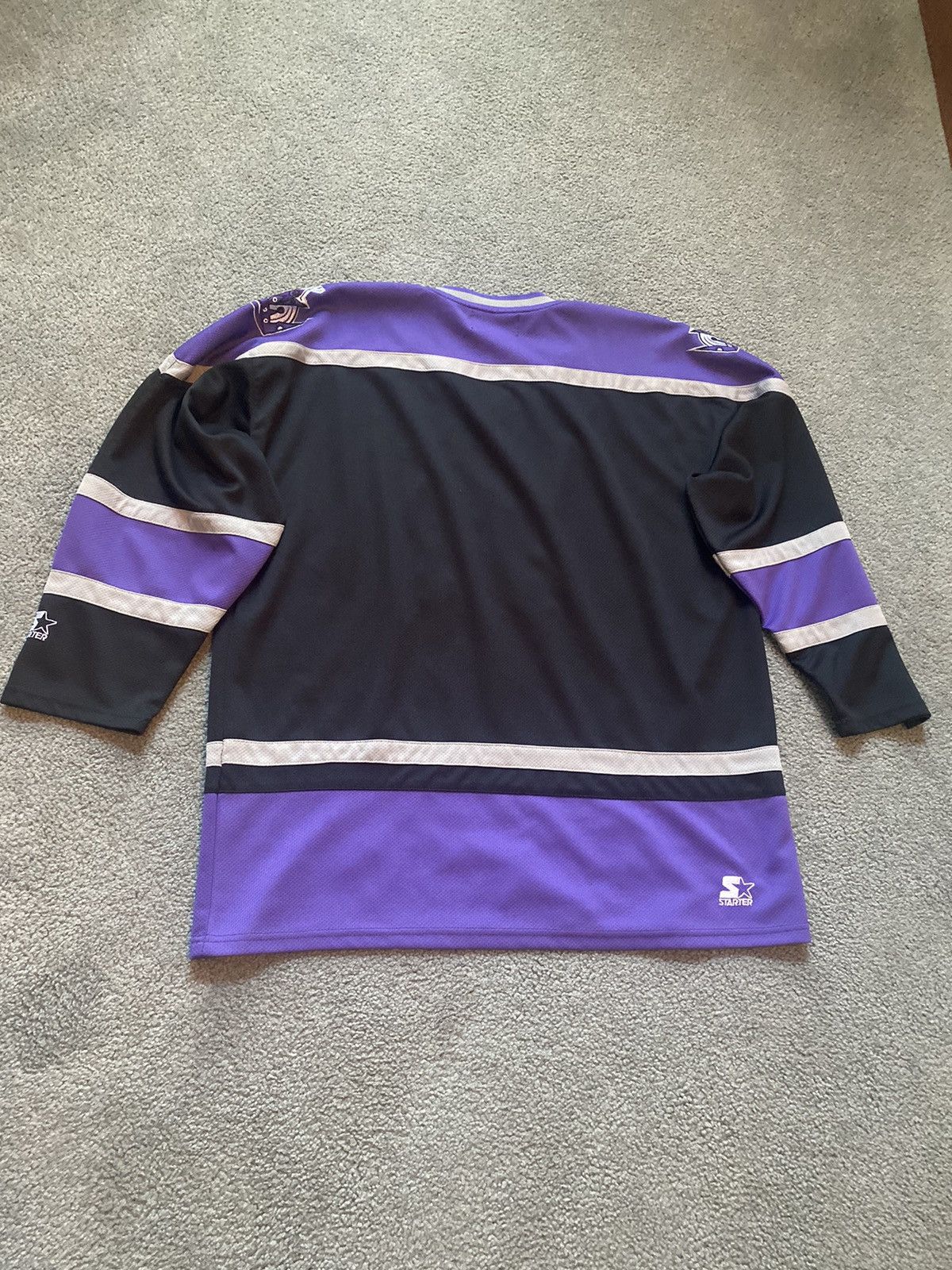 NHL × Starter × Vintage Vintage Starter Los Angeles Kings Jersey Size US XL / EU 56 / 4 - 2 Thumbnail