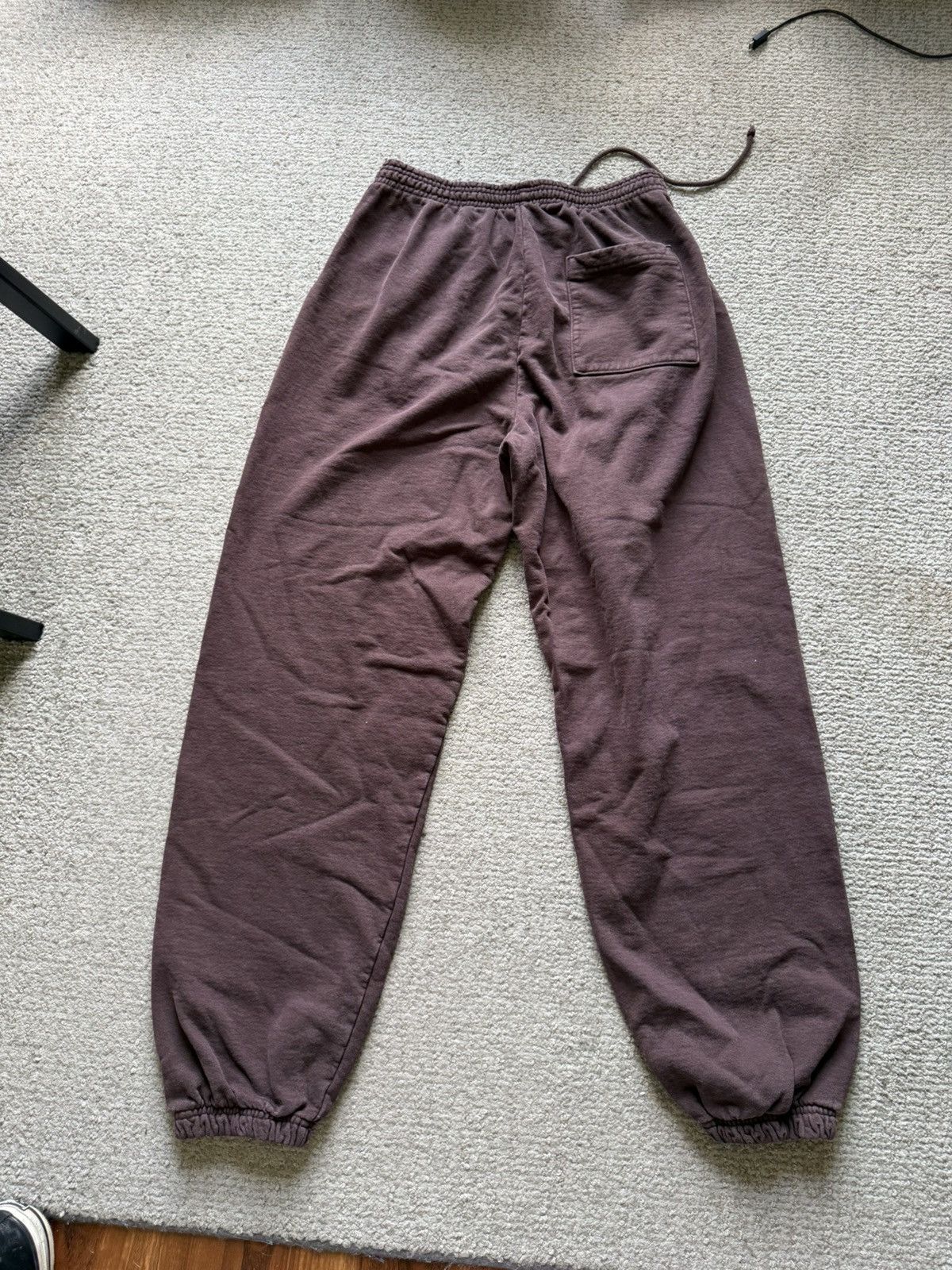Los Angeles Apparel Dark Brown Sweatpants Size US 30 / EU 46 - 2 Thumbnail