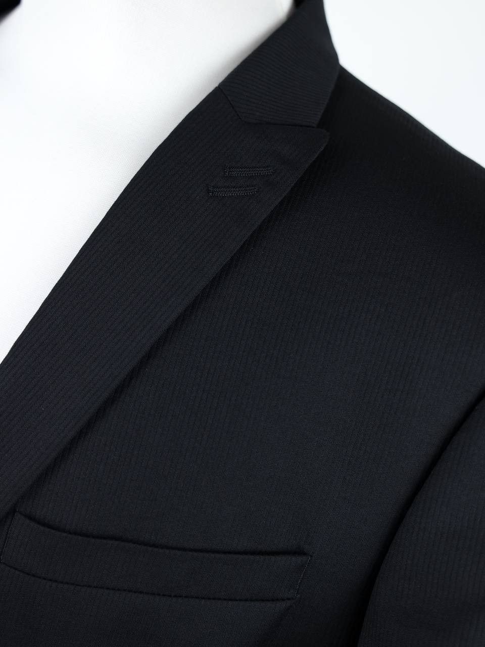 The Kooples THE KOOPLES Black striped wool suit Classic fit Size 52R - 6 Thumbnail