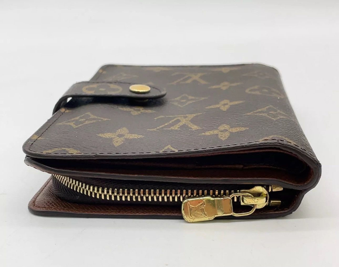 Louis Vuitton Auth Louis Vuitton Monogram Porte Papier Zip M61207 Wallet Size ONE SIZE - 7 Thumbnail