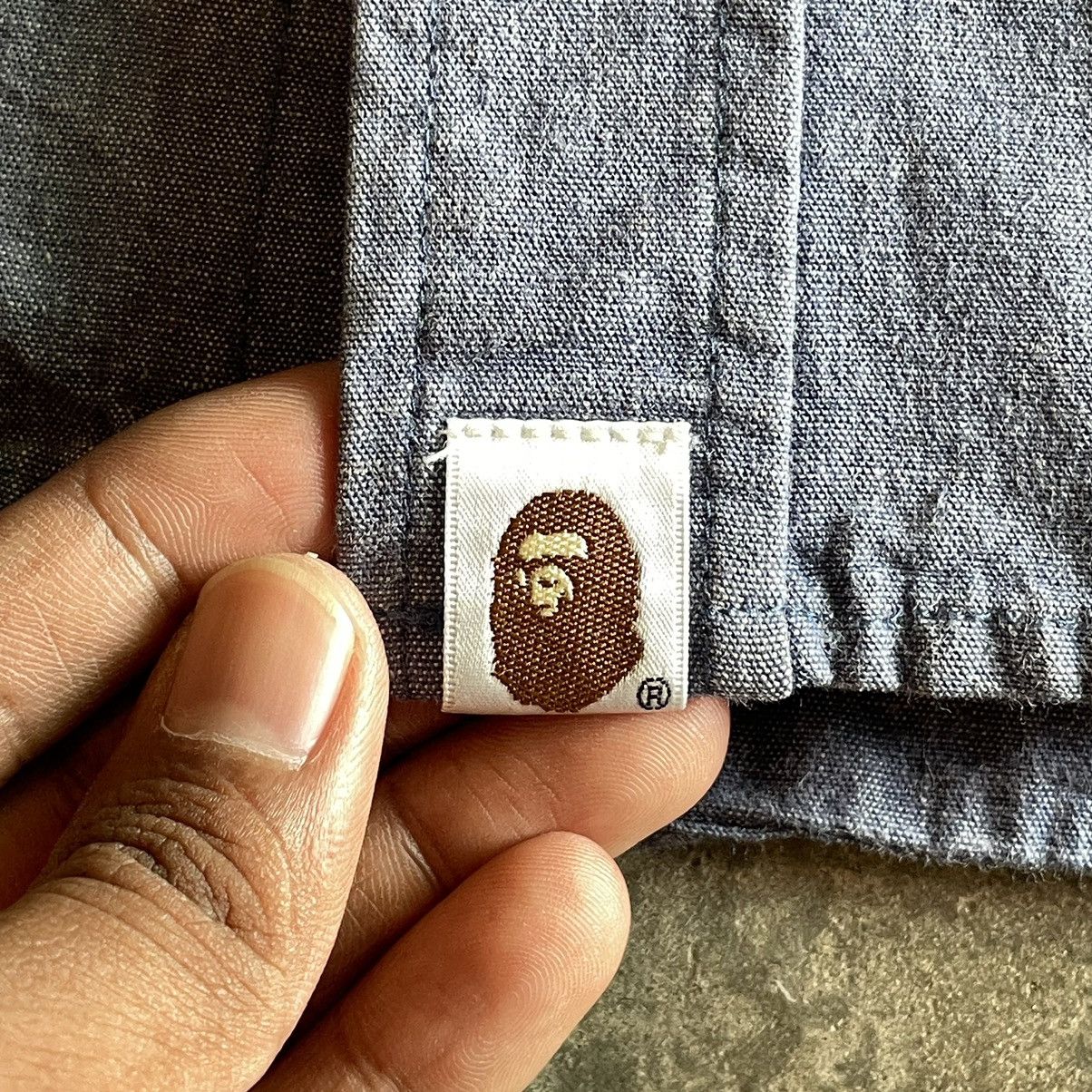 Bape × Vintage Vintage Bape Patches Button Ups Size US S / EU 44-46 / 1 - 3 Thumbnail