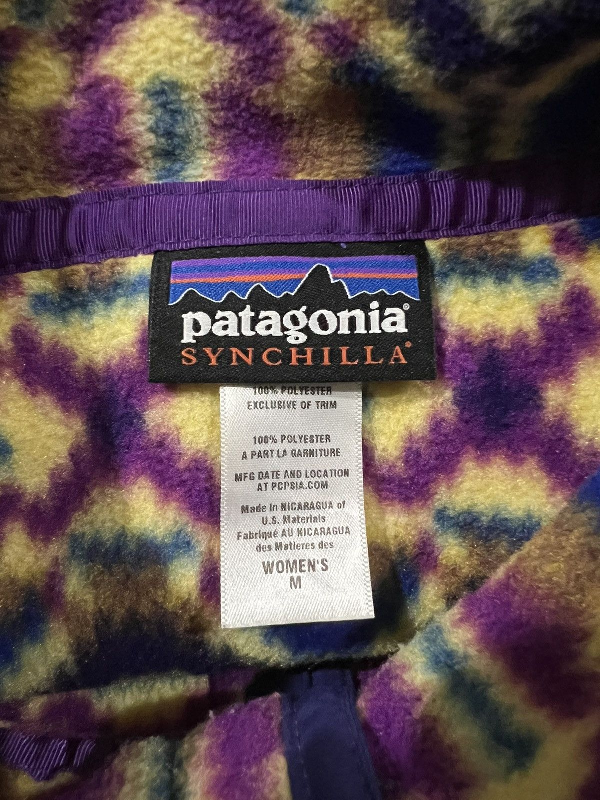 Patagonia OG Patagonia Synchilla Retro X Kaleidoscope Fleece Sweater Size US M / EU 48-50 / 2 - 7 Thumbnail