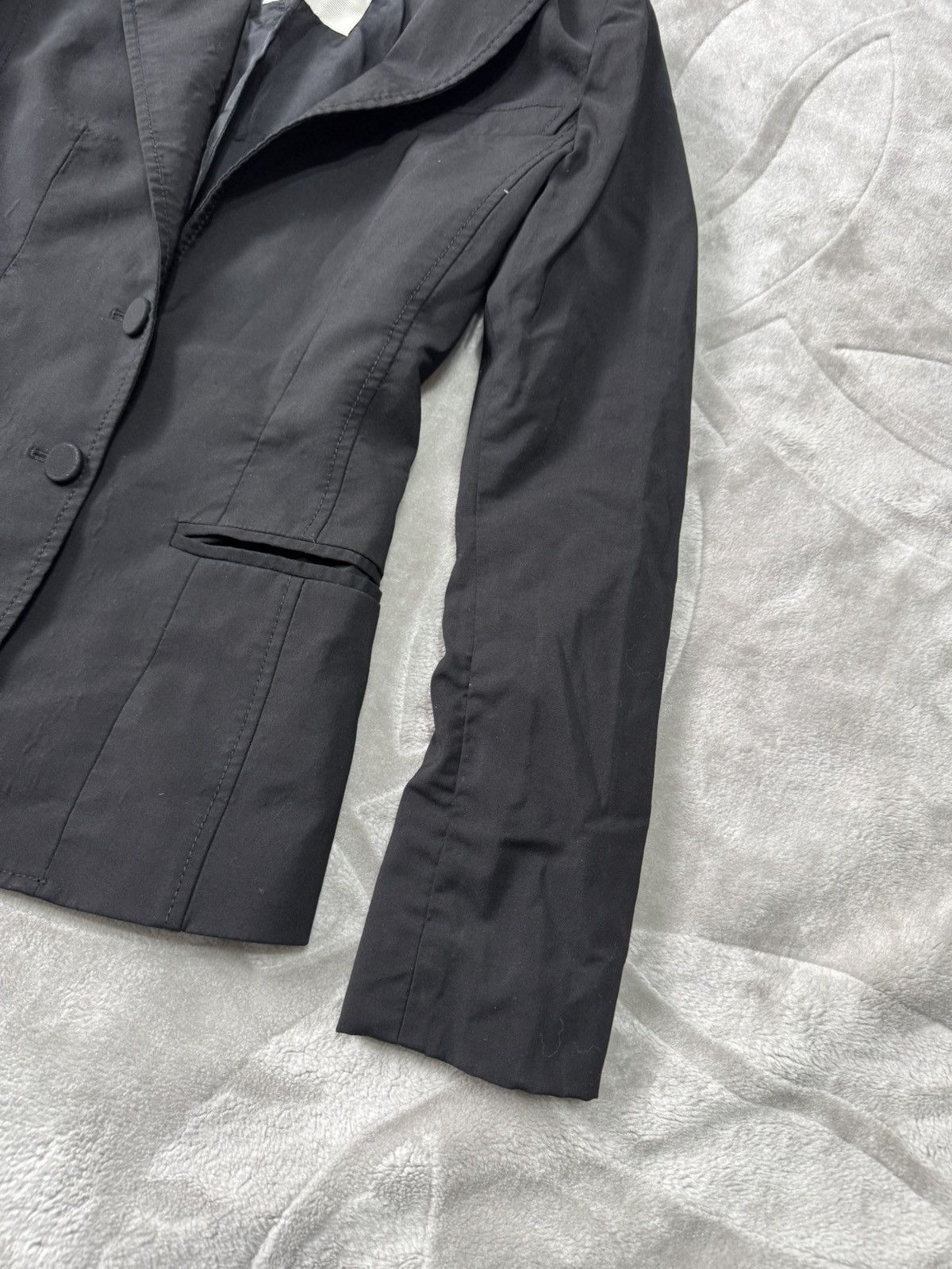 Bally Bally Switzerland Suit Jacket Blazer Wool Black size 34 XS Size XS / US 0-2 / IT 36-38 - 4 Thumbnail