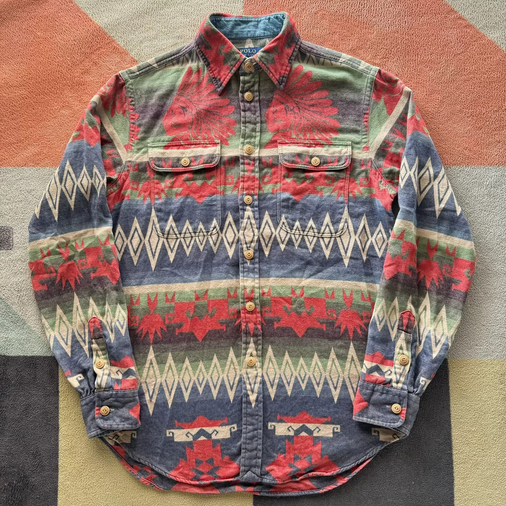 Polo Ralph Lauren Ralph Lauren Polo Southwest Style Shirt Size US S / EU 44-46 / 1 - 1 Thumbnail