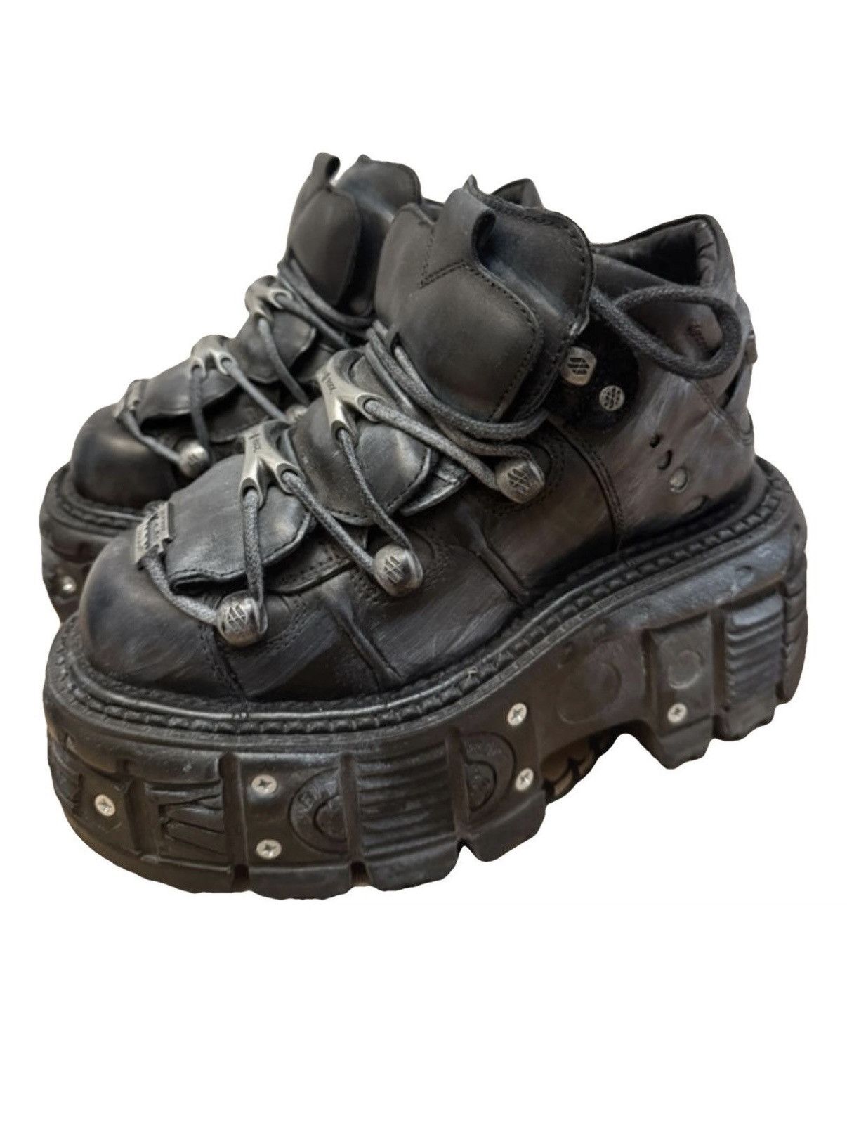 New Rock new rock custom punk goth y2k rave punk boots m tank 106t Size US 8 / IT 38 - 1 Thumbnail
