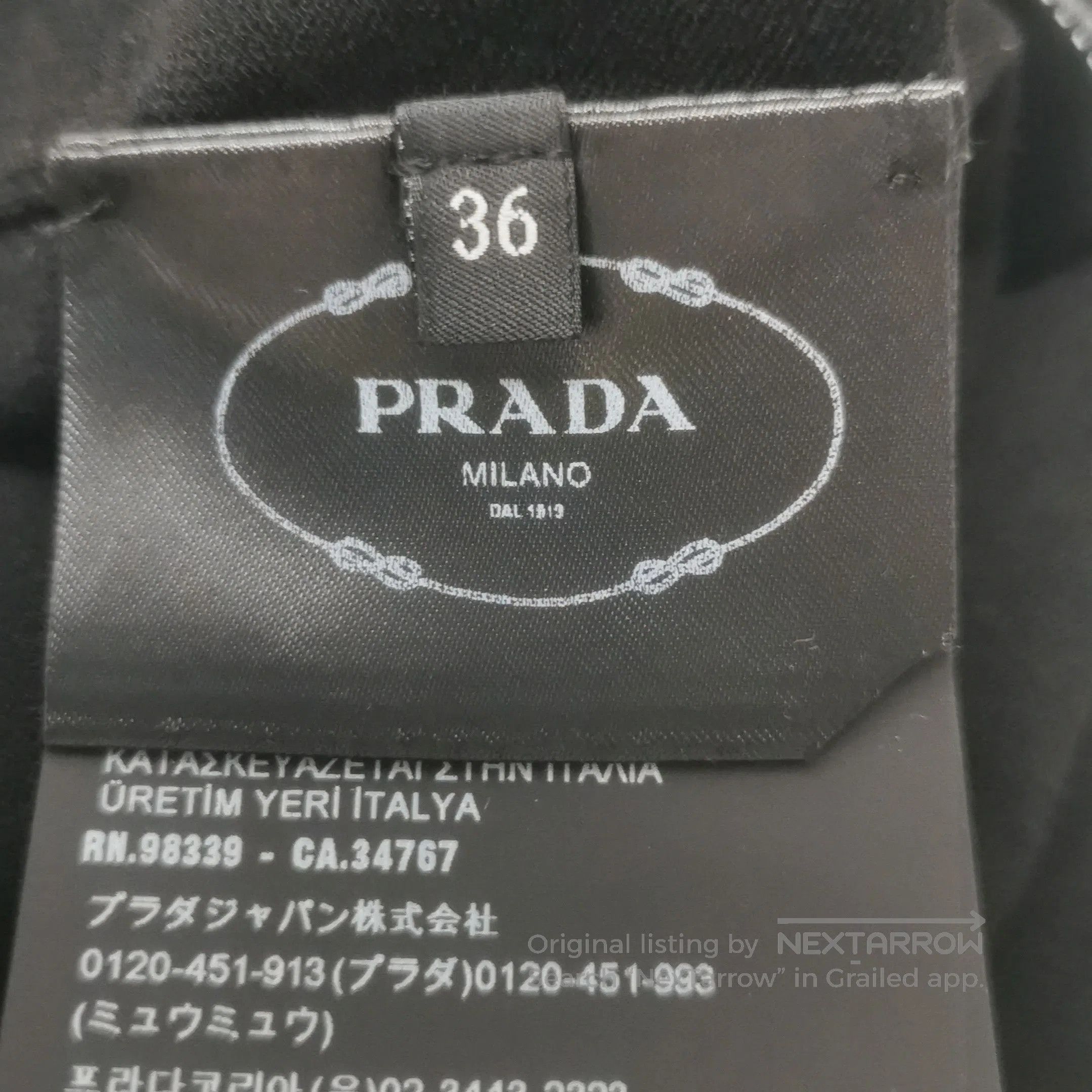 Prada Prada Black High Neck Knit Pullover . Size XS / US 0-2 / IT 36-38 - 7 Thumbnail