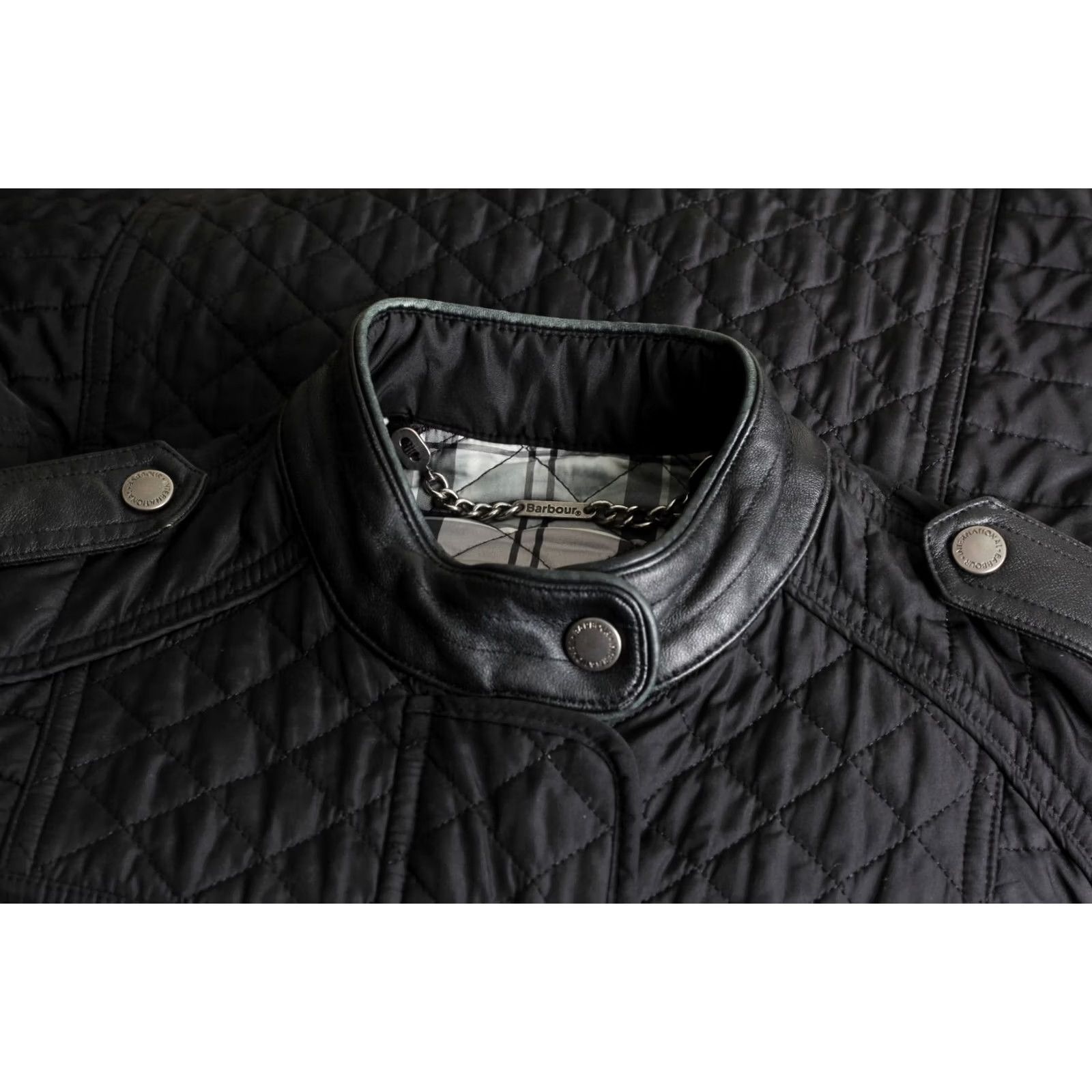Barbour BARBOUR Jacket Women Quilted VANIER BELTED QUILT BARBOUR INTERNATIONAL MID-LENGTH Black 12 UK 12 EU 38 US 8 Mens? Size XL / US 12-14 / IT 48-50 - 7 Thumbnail