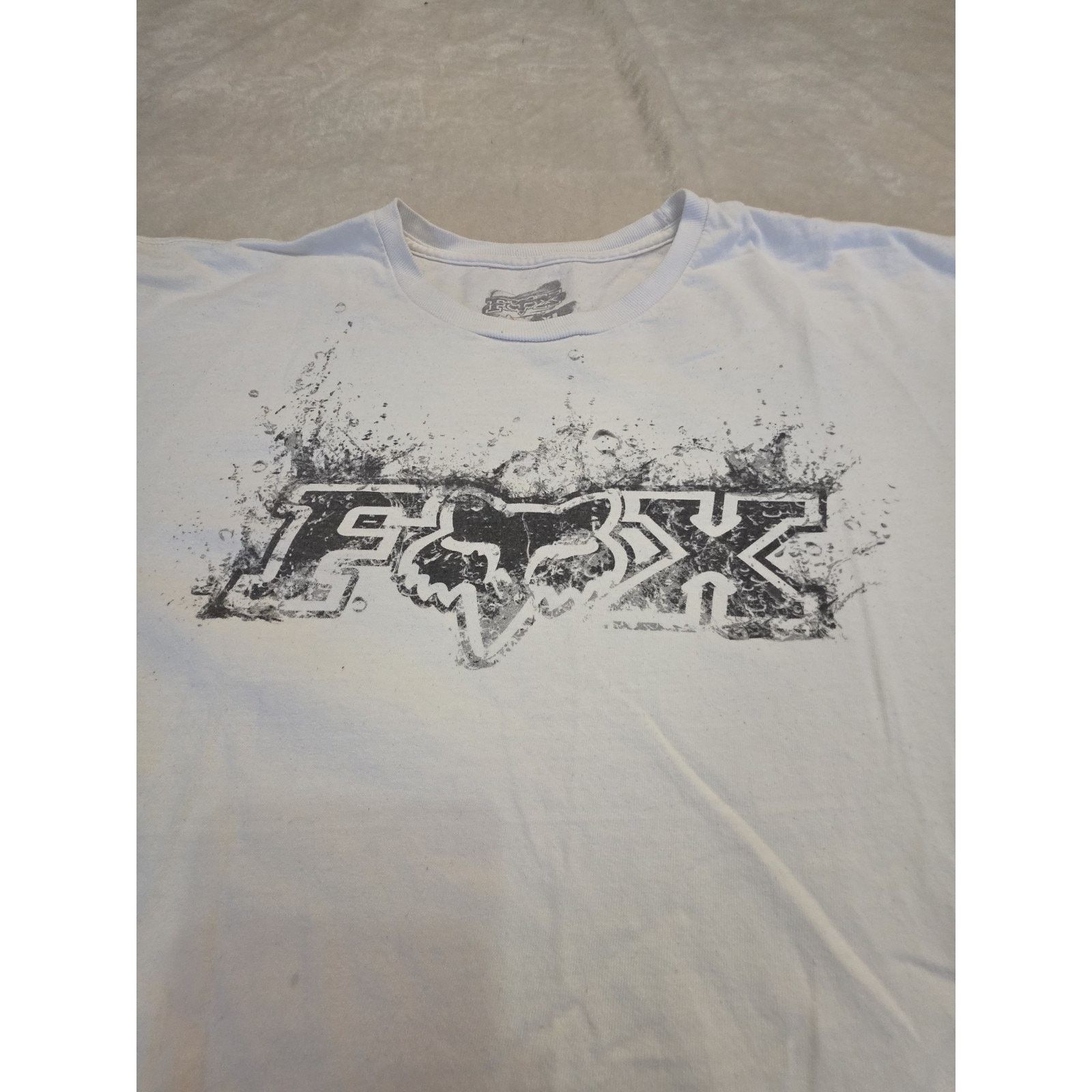 Fox Racing Fox Racing Men's Size Xl White Short Sleeve Graphic T-Shirt Size US XL / EU 56 / 4 - 2 Thumbnail
