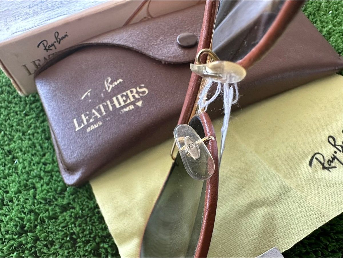 RayBan Vintage Rayban ODM II Leather NOS Size ONE SIZE - 7 Thumbnail