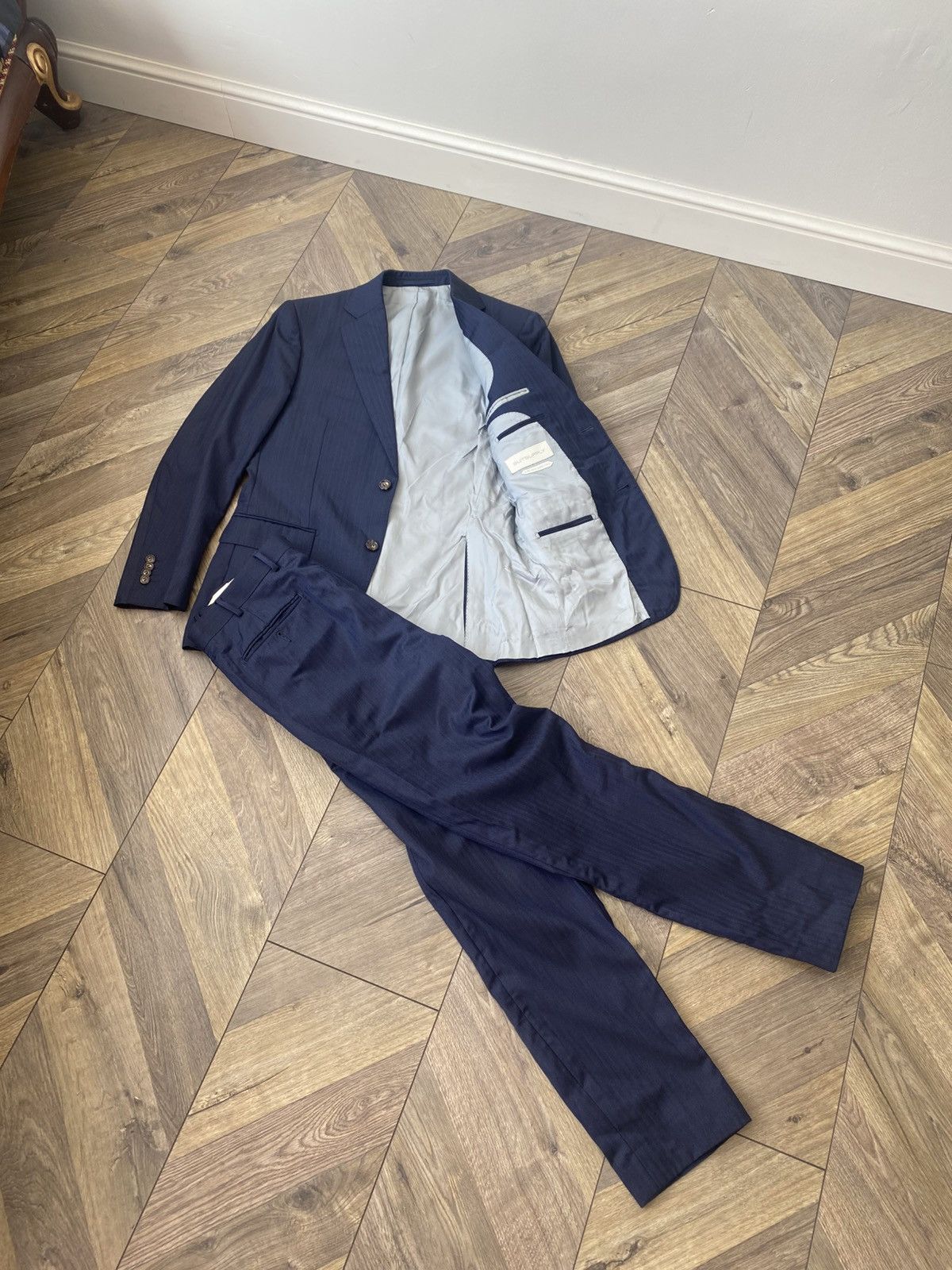 Suitsupply Vintage SuitSupply Napoli Old money style rare suit Size 48R - 10 Thumbnail