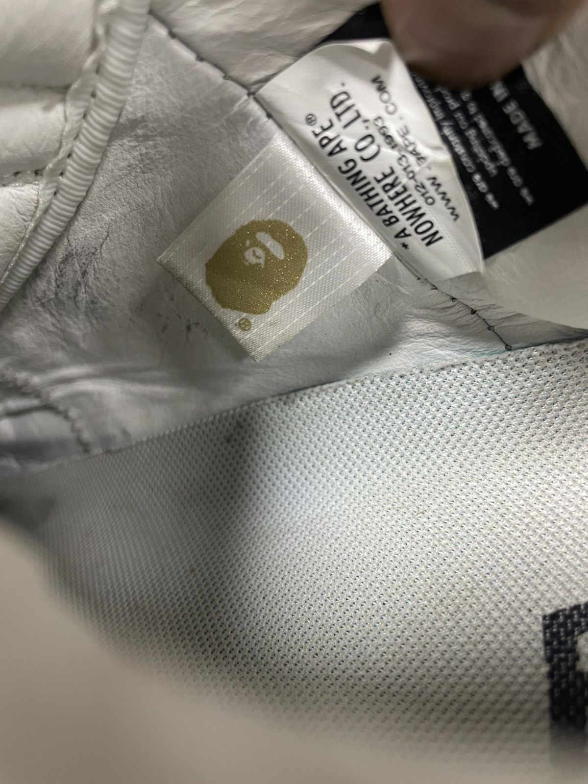 Bape 10-Bapesta White/Grey Camo Leather Size US 10 / EU 43 - 10 Thumbnail