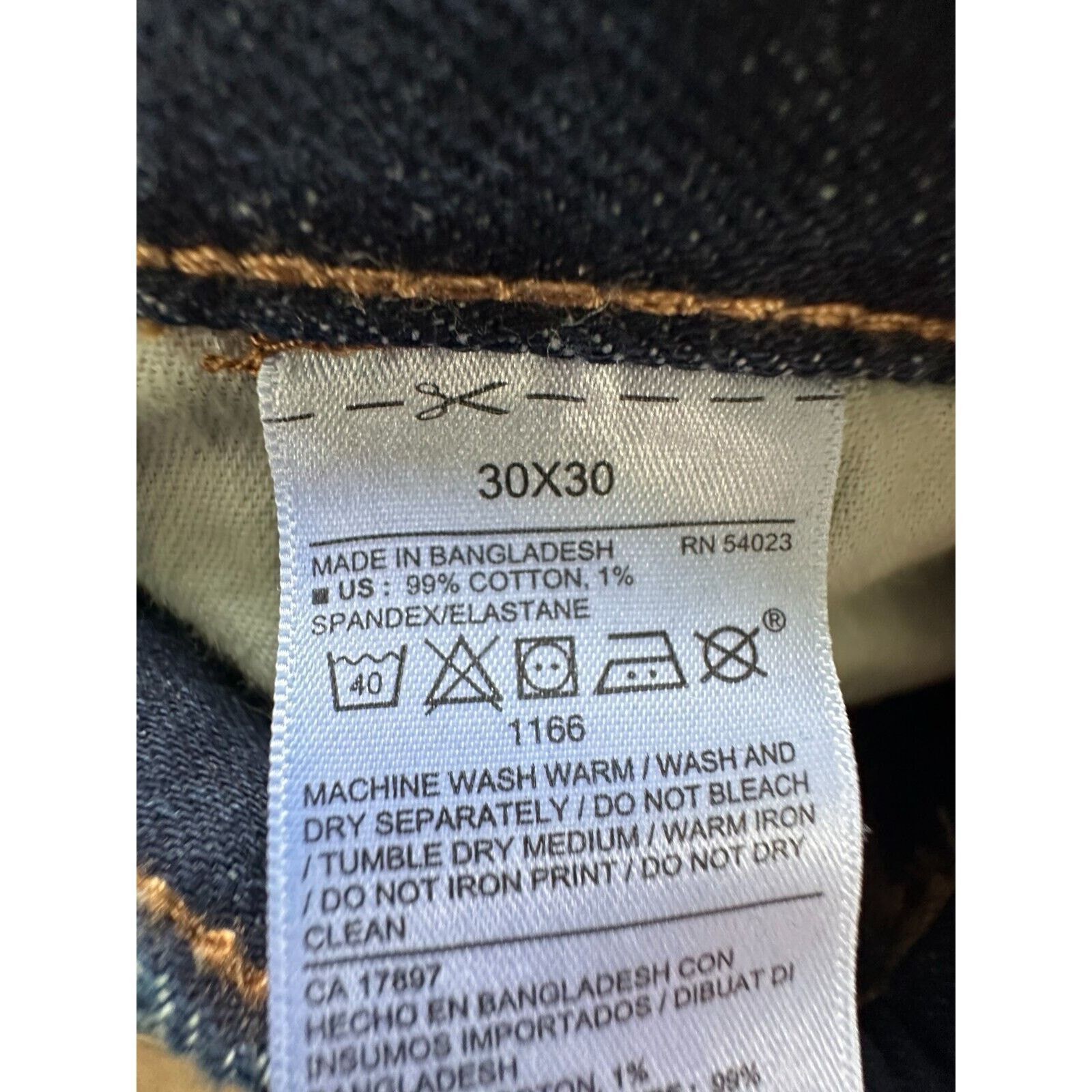 Old Navy Old Navy Slim Built-in flex Navy Jeans Men size 30 X 30 Size US 30 / EU 46 - 6 Thumbnail