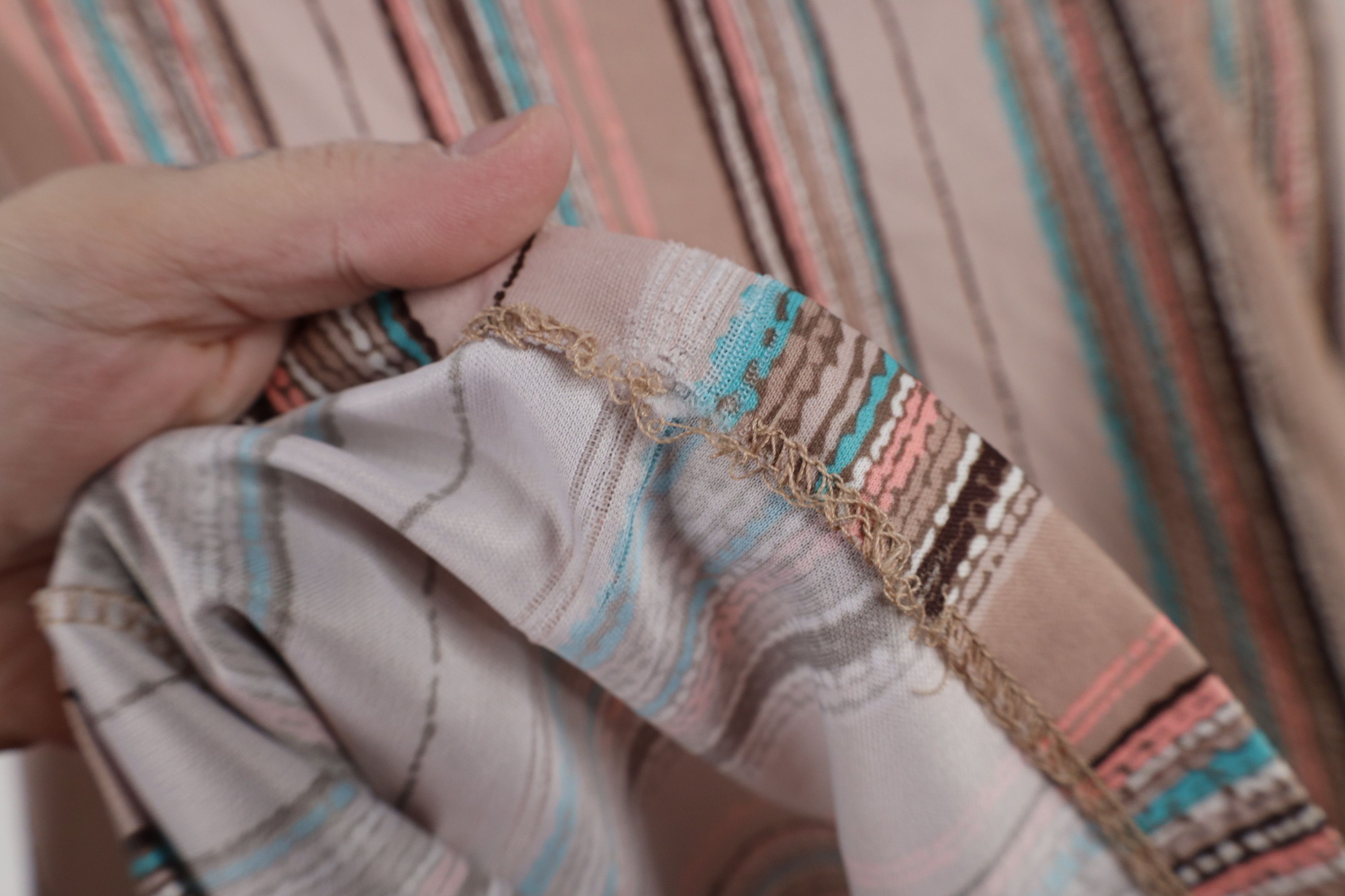 Vintage Vintage 70s Streetwear Striped Knit Tank Top T-Shirt USA Size XXL / US 16-18 / IT 52-54 - 7 Thumbnail