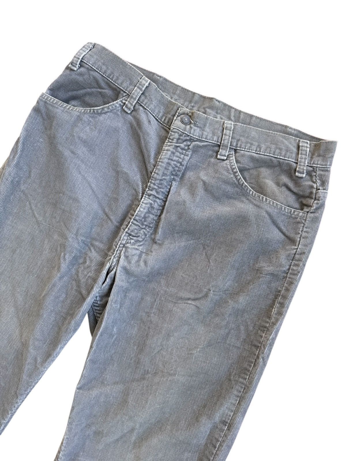 Levi's Vintage 1970s Levis Grey Corduroy Pants Size US 36 / EU 52 - 3 Thumbnail