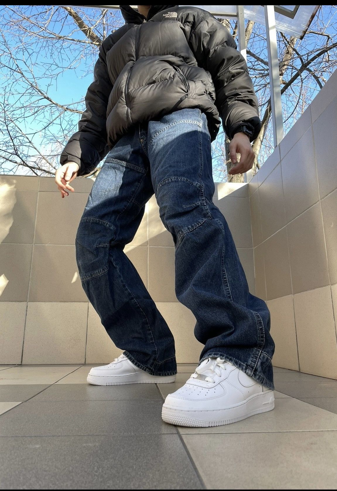 G-Star Y2K G-Star Double Knee Elwood Baggy Fit Denim Jeans Size US 30 / EU 46 - 4 Thumbnail