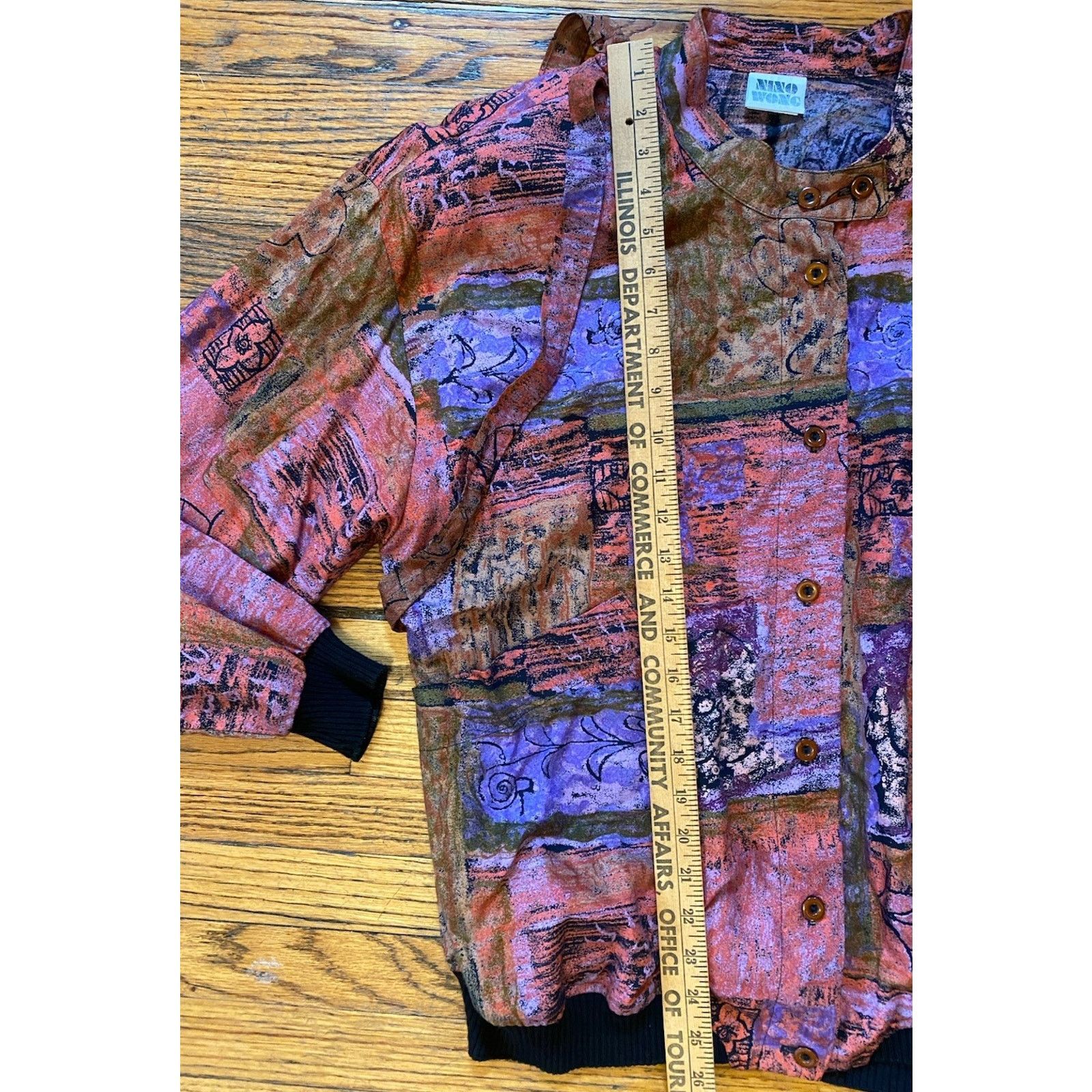Vintage VTG Nino Wong 80’s Shoulder Pads Women’s Shirt L USA Pockets Size L / US 10 / IT 46 - 7 Thumbnail