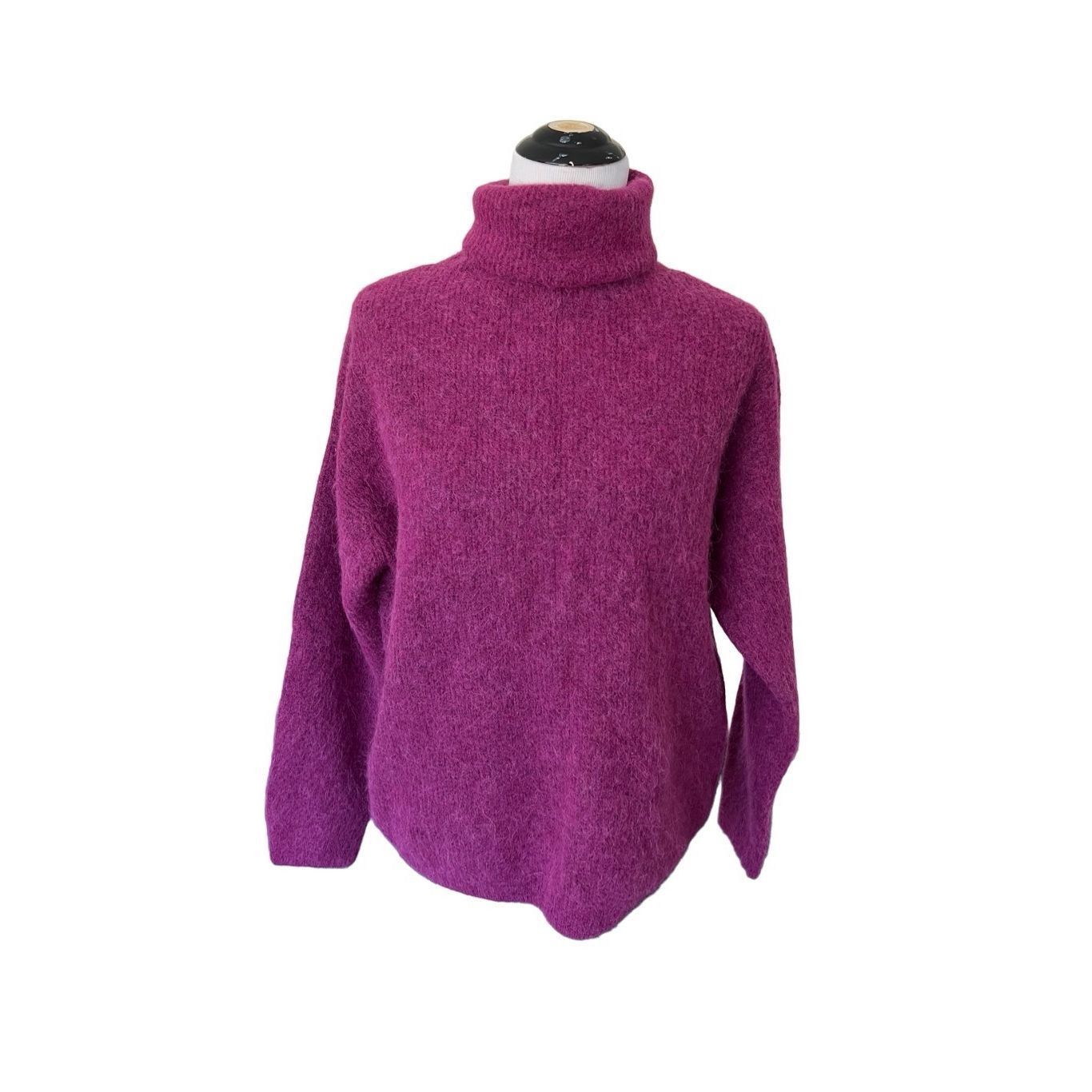 Zara Zara wool blend turtleneck sweater relax fit size S Size S / US 4 / IT 40 - 1 Thumbnail