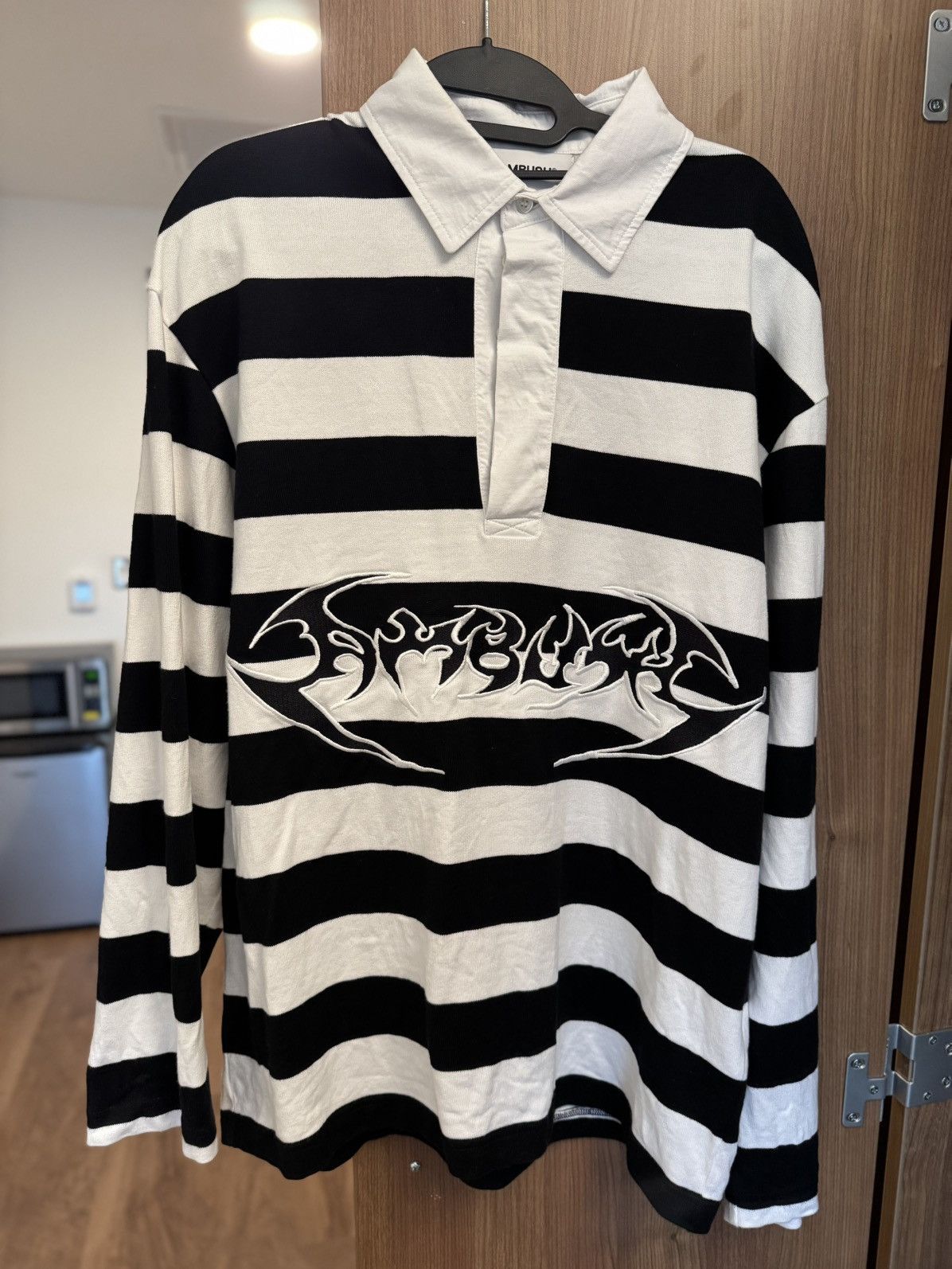 Ambush Design AMBUSH Striped Logo Long-sleeve Size US S / EU 44-46 / 1 - 1 Thumbnail