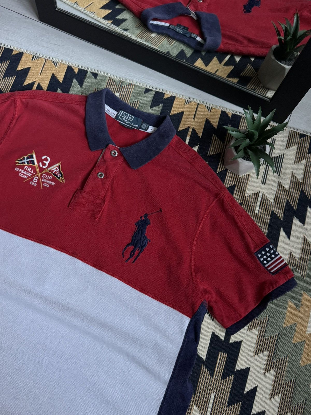 Polo Ralph Lauren Vintage Polo Ralph Lauren PRL #3 Chief Kief USA T-shirt Size US XXL / EU 58 / 5 - 6 Thumbnail