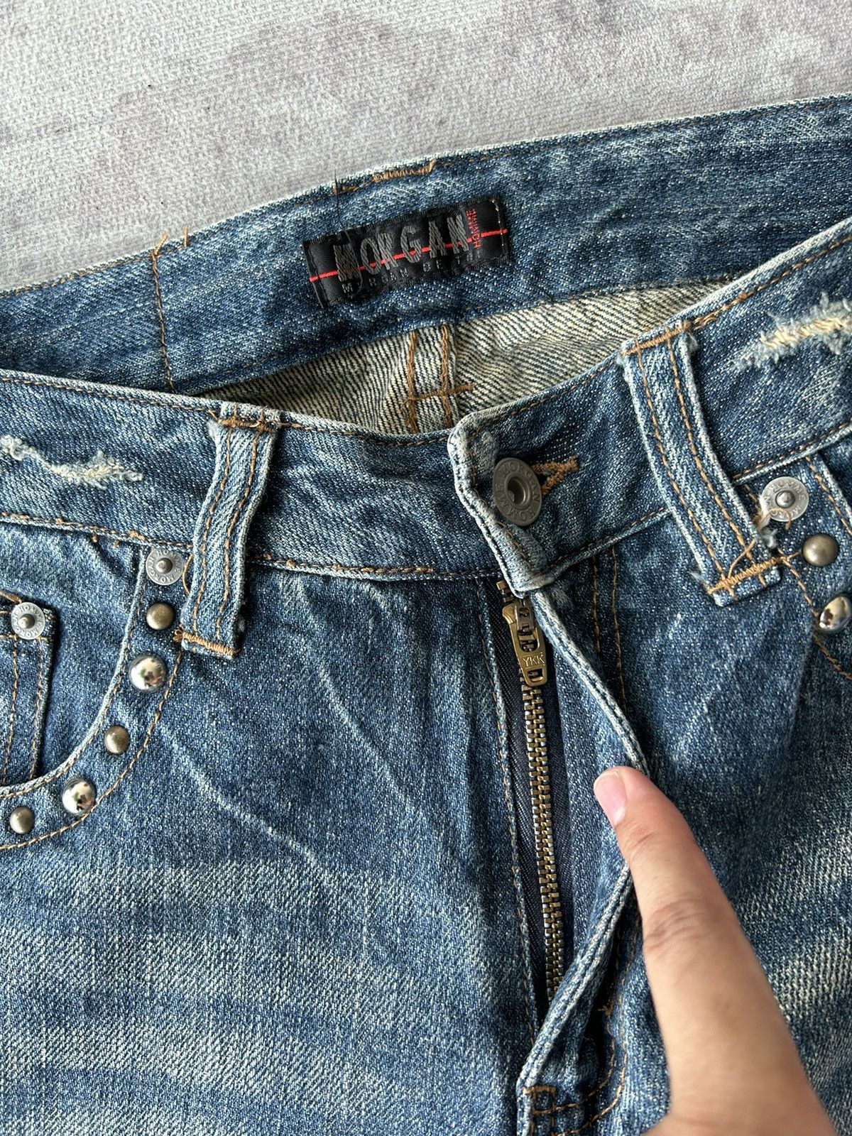 If Six Was Nine Morgan Homme Flared Jeans Size US 28 / EU 44 - 8 Thumbnail