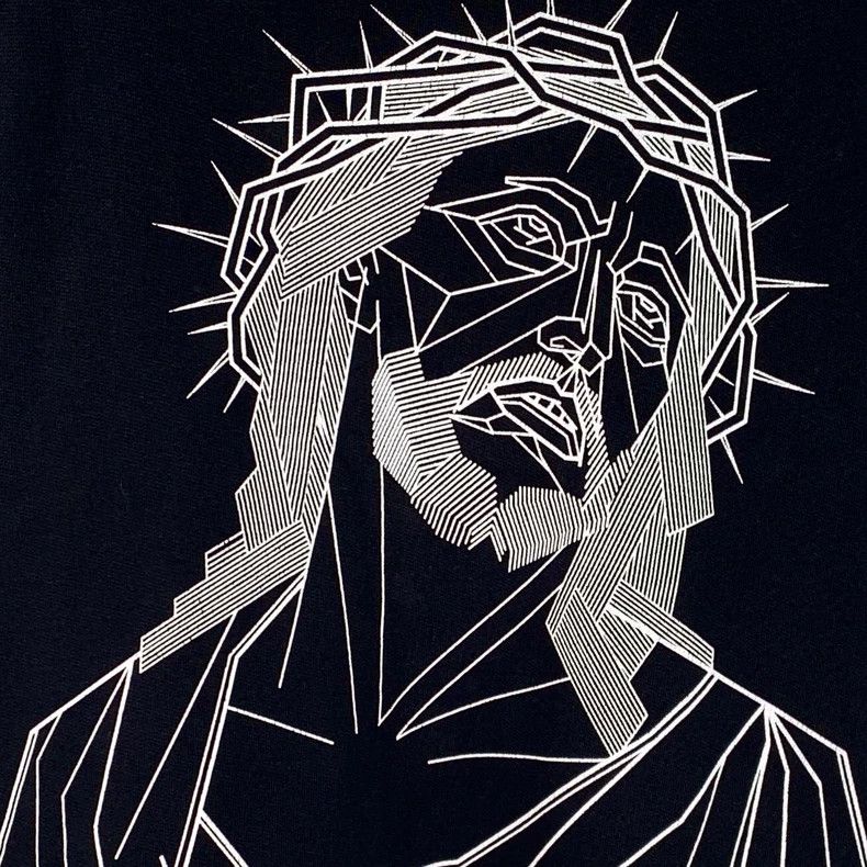 Givenchy Givenchy Black Abstract Geometric Figure Print T-Shirt Size US XL / EU 56 / 4 - 4 Thumbnail