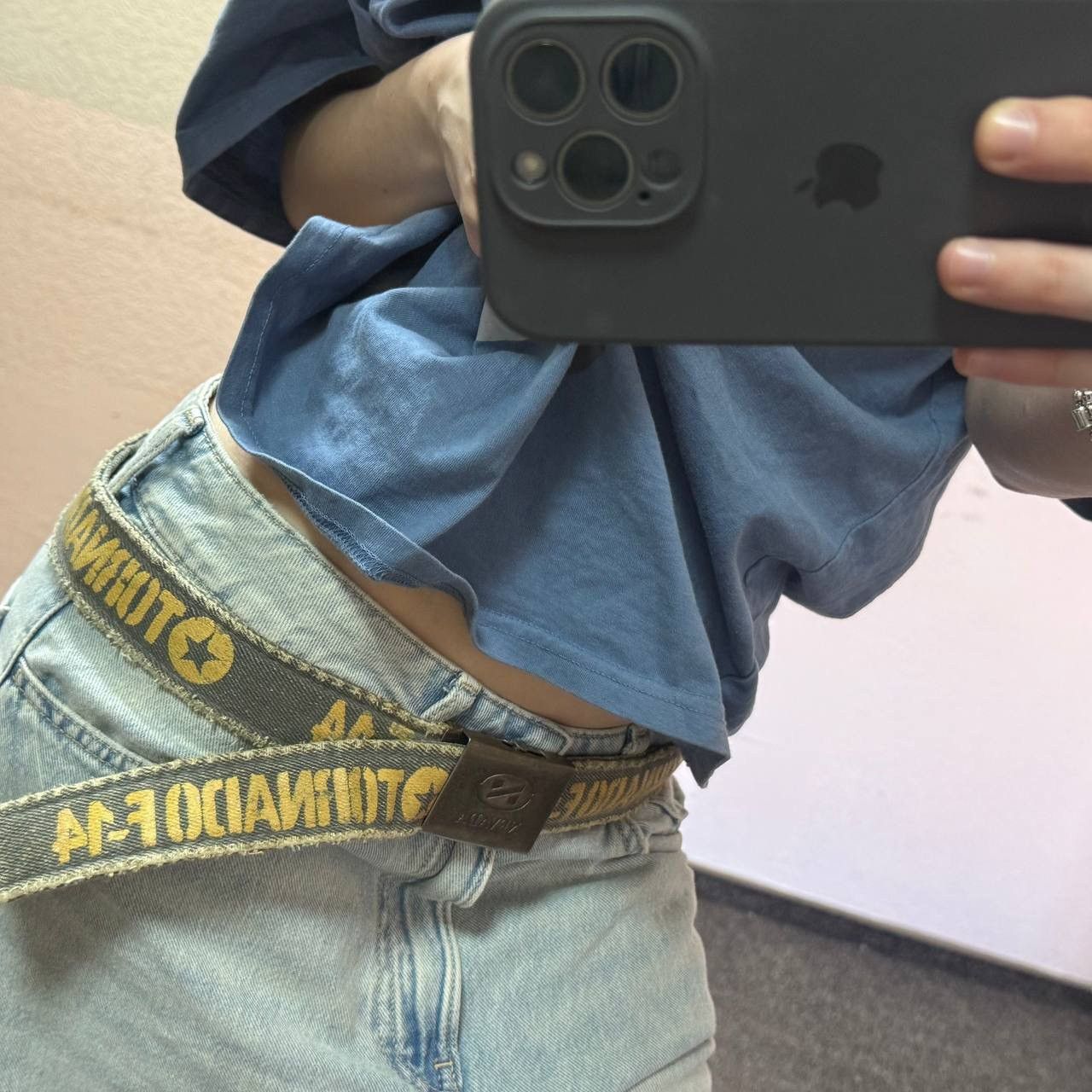 Vintage Vintage 90s Japanese Archive Goth Metal Belt Grunge Faded OS Size ONE SIZE - 4 Thumbnail