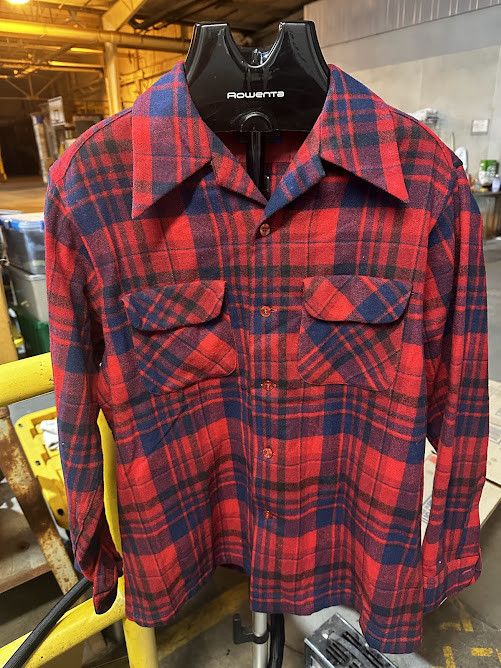 Pendleton Vintage Pendleton Red Plaid Wool Board Shirt USA L Size US L / EU 52-54 / 3 - 2 Thumbnail