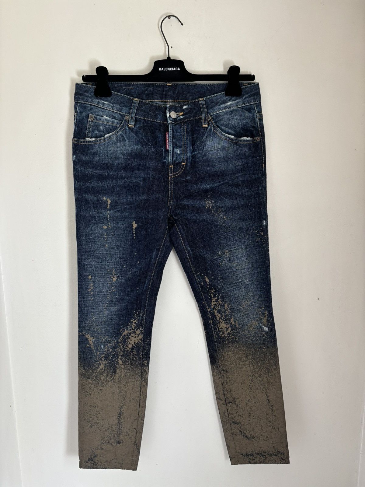 Dsquared2 Dsquared2 SS12 Mud Splash Skinny jeans Size US 32 / EU 48 - 2 Thumbnail