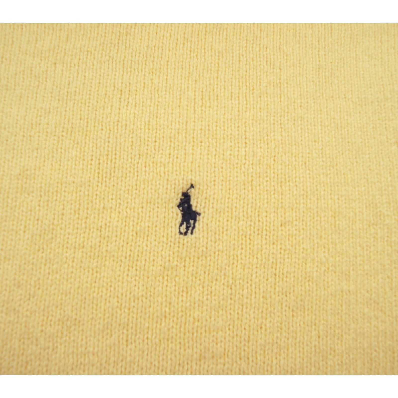 Polo Ralph Lauren VINTAGE Polo Ralph Lauren Sweater Mens M Yellow Knit Wool Oversized Size US M / EU 48-50 / 2 - 3 Thumbnail