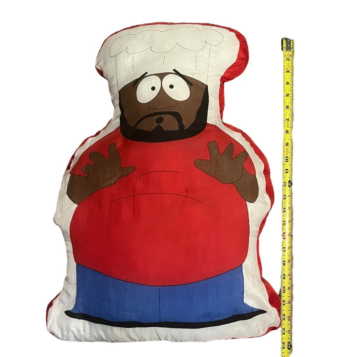 Vintage VINTAGE 1998 South Park Chef Plush Display Pillow Size ONE SIZE - 3 Thumbnail