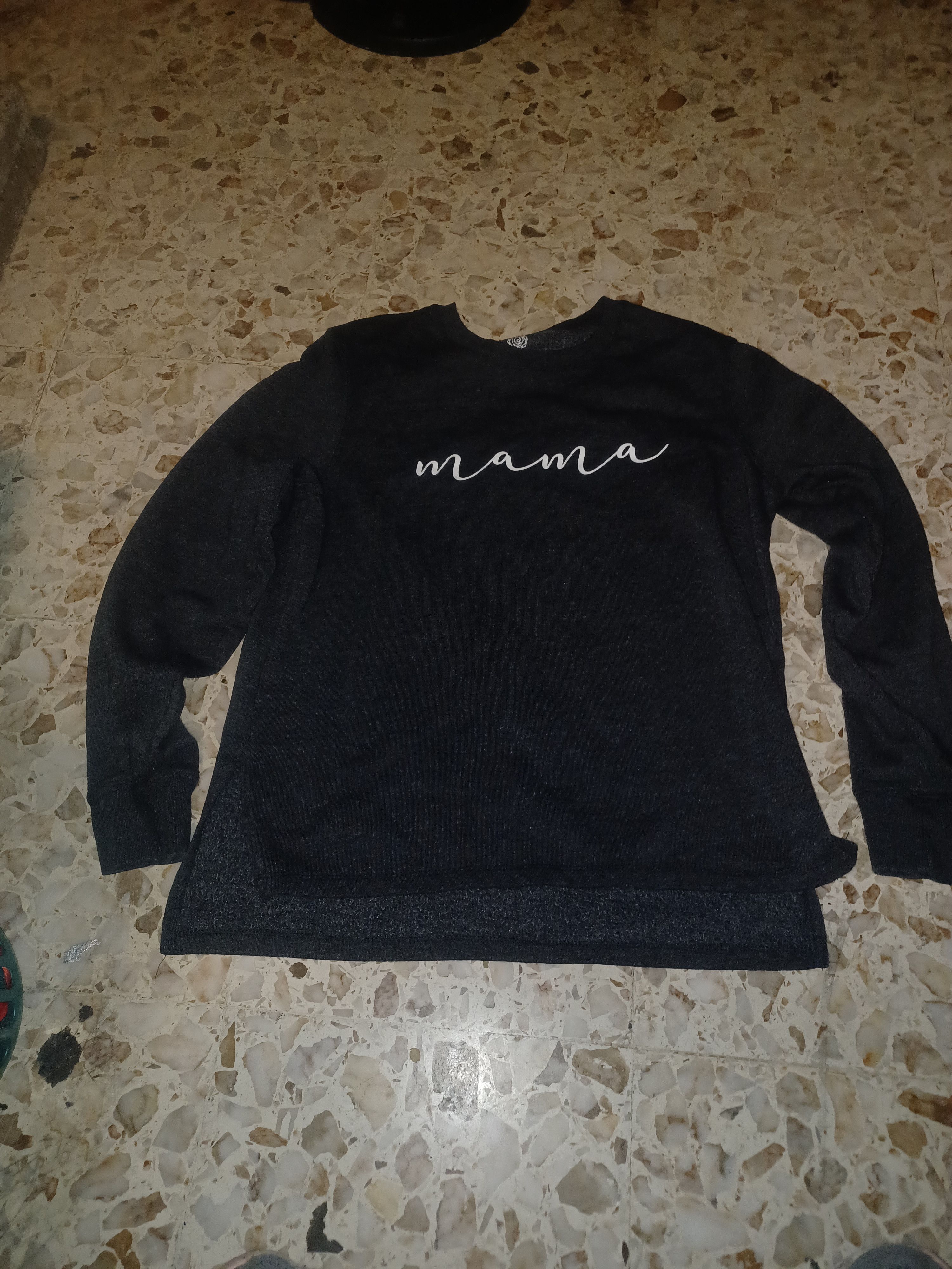 Other PositiviTees Women's Light Weight Sweat Shirt S (4-6) Gray Size S / US 4 / IT 40 - 1 Thumbnail
