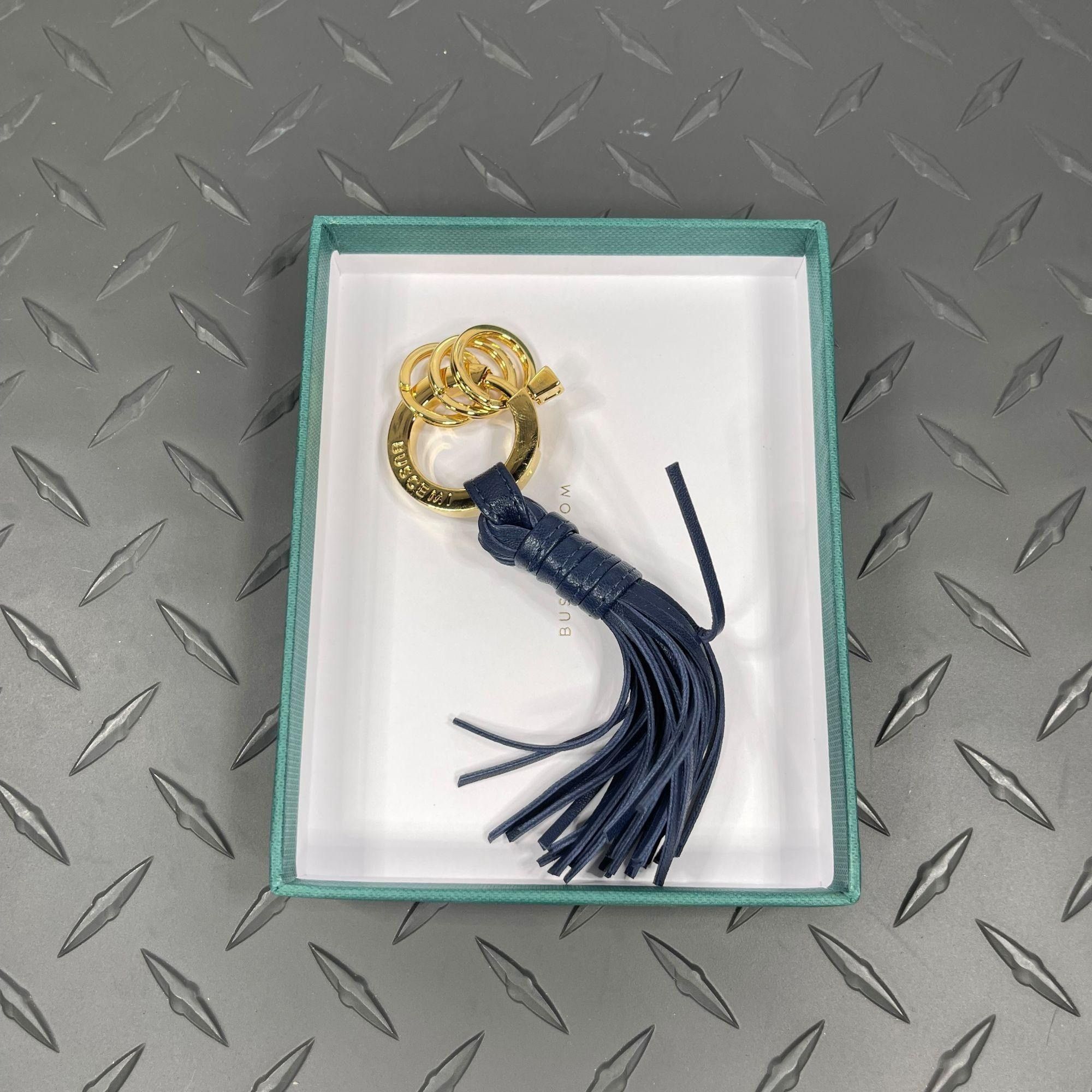 Buscemi Buscemi Fringe Keyholder Ocean Leather Size ONE SIZE - 2 Thumbnail