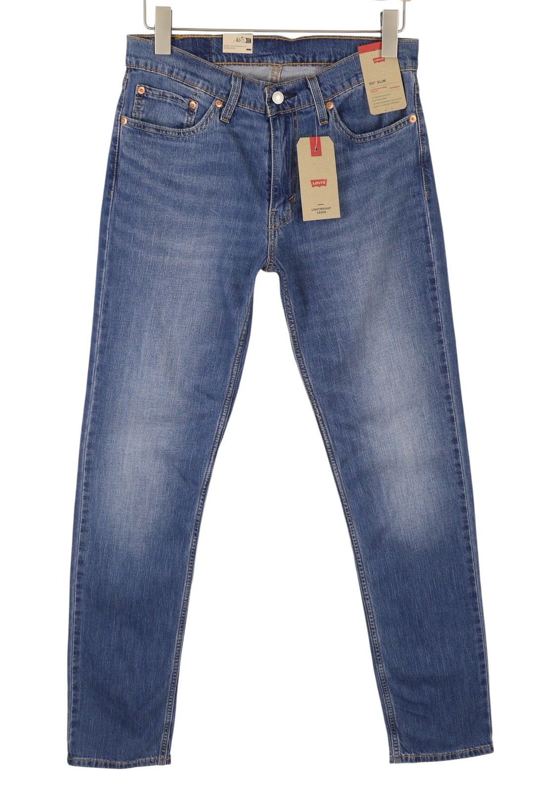 Levi's 511 W31/L34 Blue Faded Lightweight Stretch Jeans 87071 Size US 31 - 1 Thumbnail