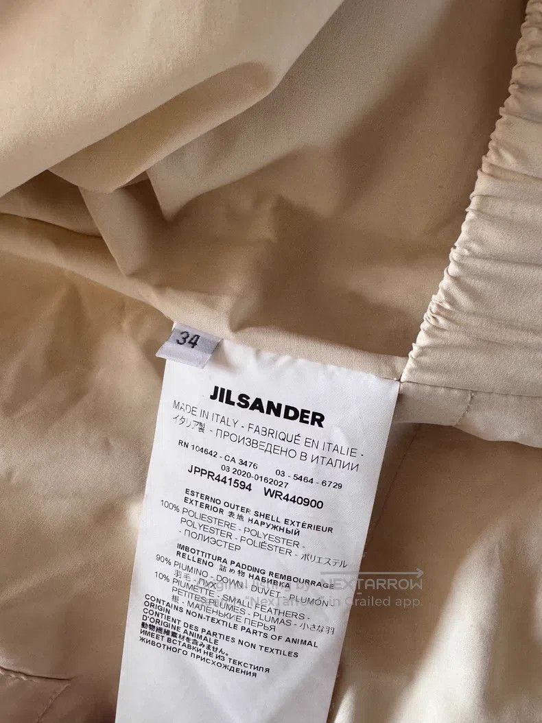 Jil Sander Jil Sander size 34 White Women's Down Jacket Size M / US 6-8 / IT 42-44 - 4 Thumbnail