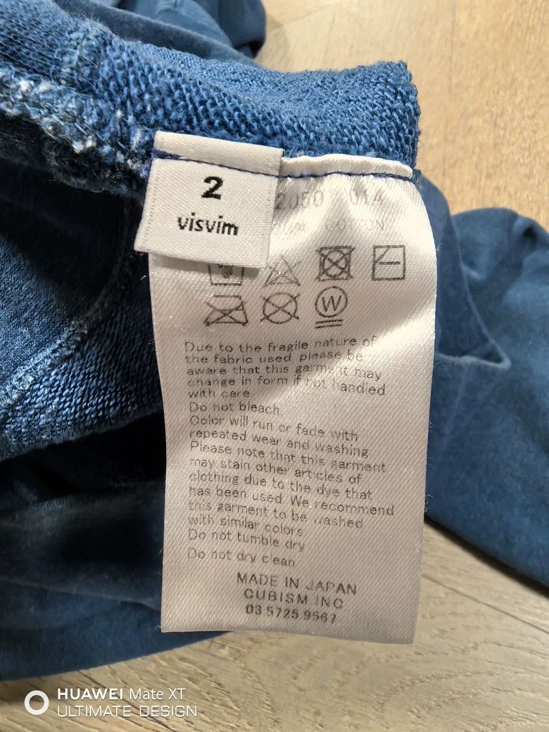 Visvim VISVIM Jumbo Hoodie with Natural Indigo Dye-2506 Size US M / EU 48-50 / 2 - 5 Thumbnail