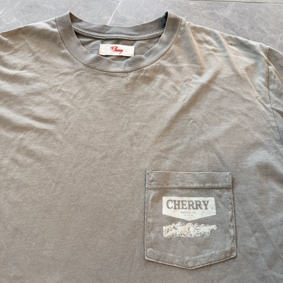 Cherry LA Cherry LA palamino classic pocket T-shirt smoke Size US XL / EU 56 / 4 - 2 Thumbnail