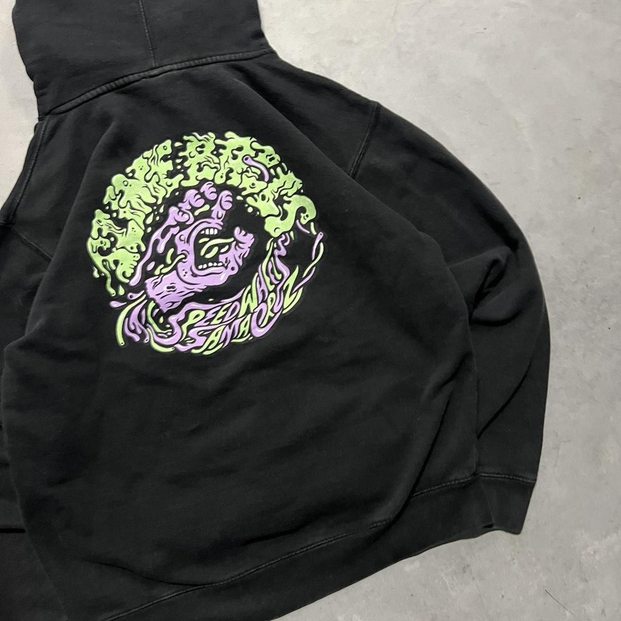 Santa Cruz Skateboards × Vintage Vintage Y2K Skater Essential Slime Balls Santa Cruz Hoodie! Size US S / EU 44-46 / 1 - 3 Thumbnail